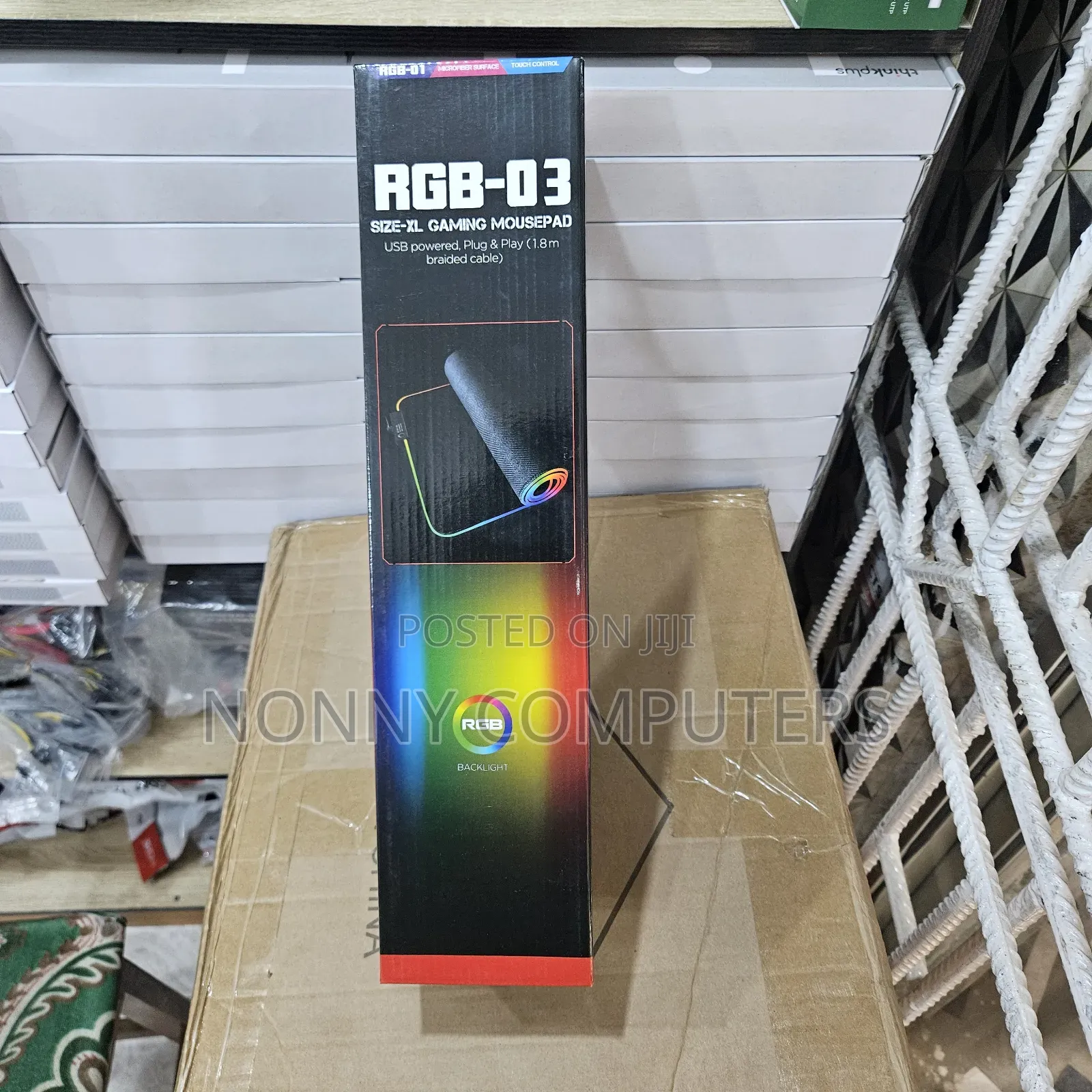 RGB Xl Gaming Mouse Pad Led Light Anti-Slip Desk Mat