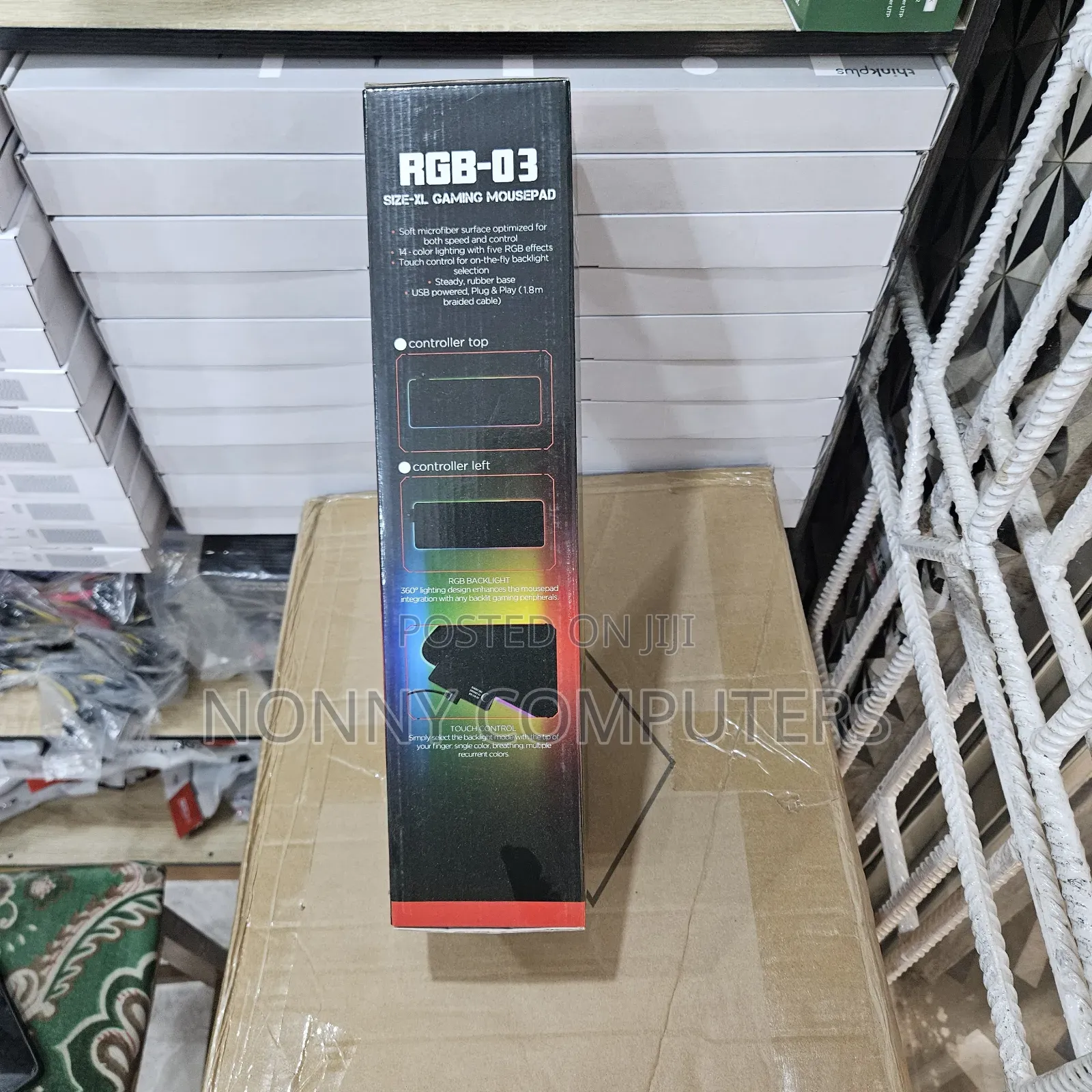 RGB Xl Gaming Mouse Pad Led Light Anti-Slip Desk Mat