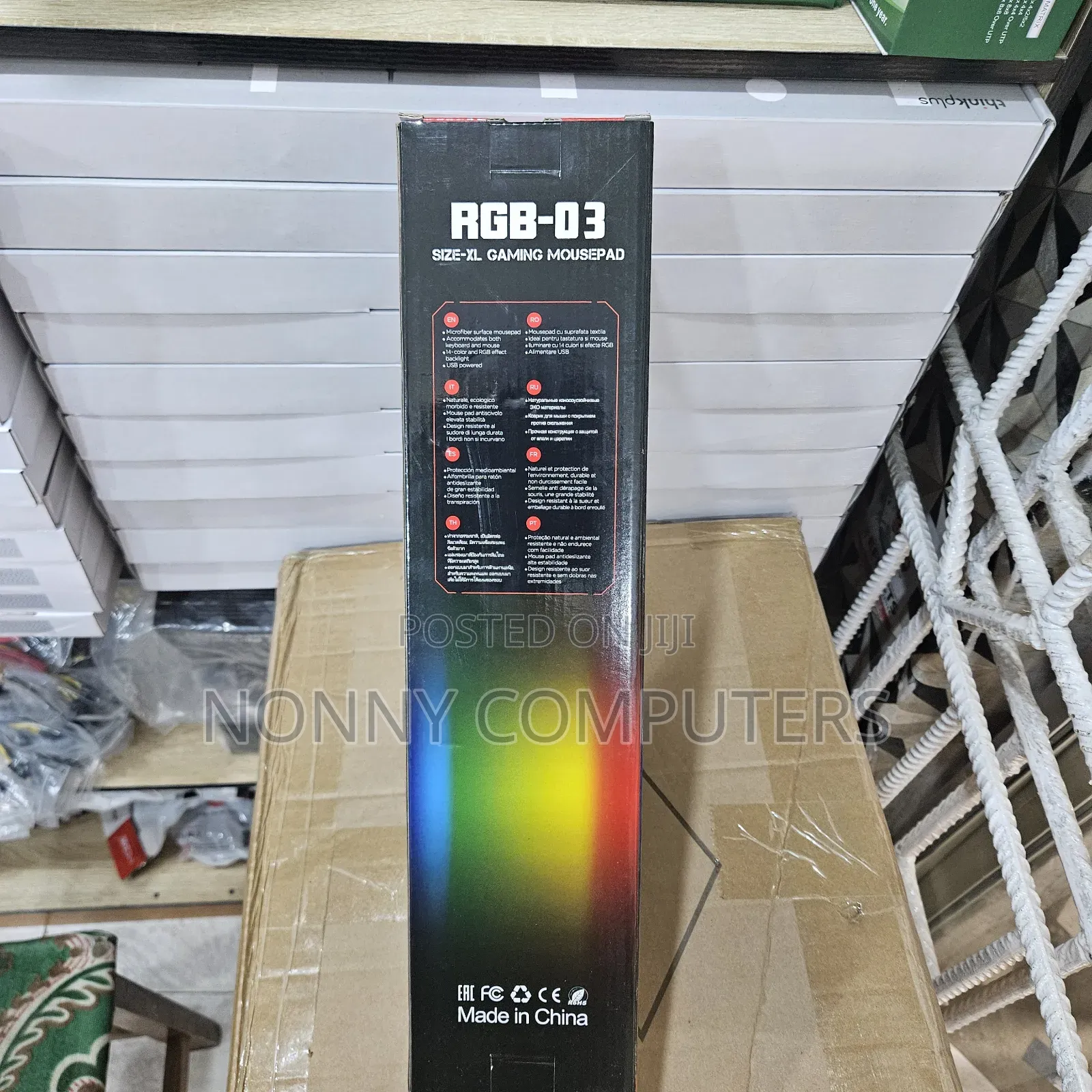 RGB Xl Gaming Mouse Pad Led Light Anti-Slip Desk Mat
