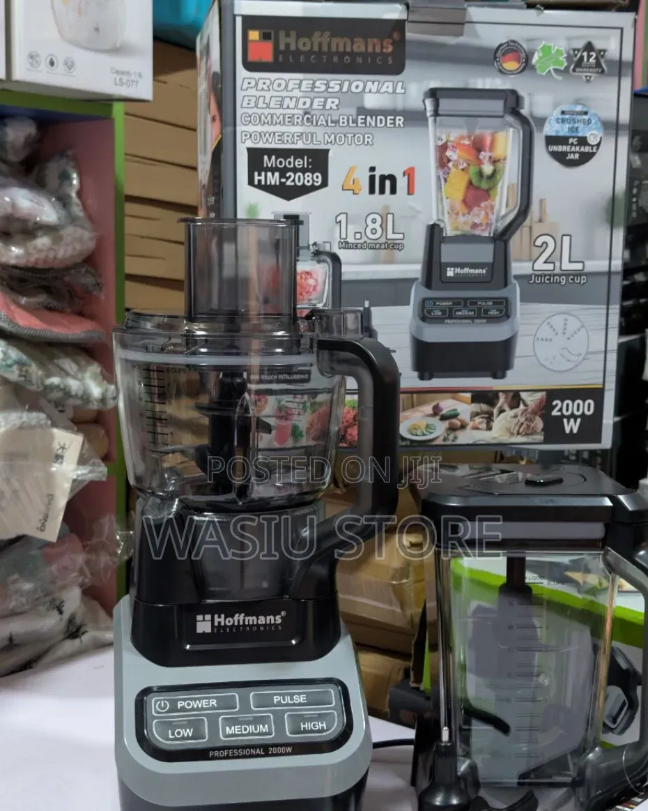 Hoffmans 4-in-1 Professional Commercial Blender, Model Hm-20894