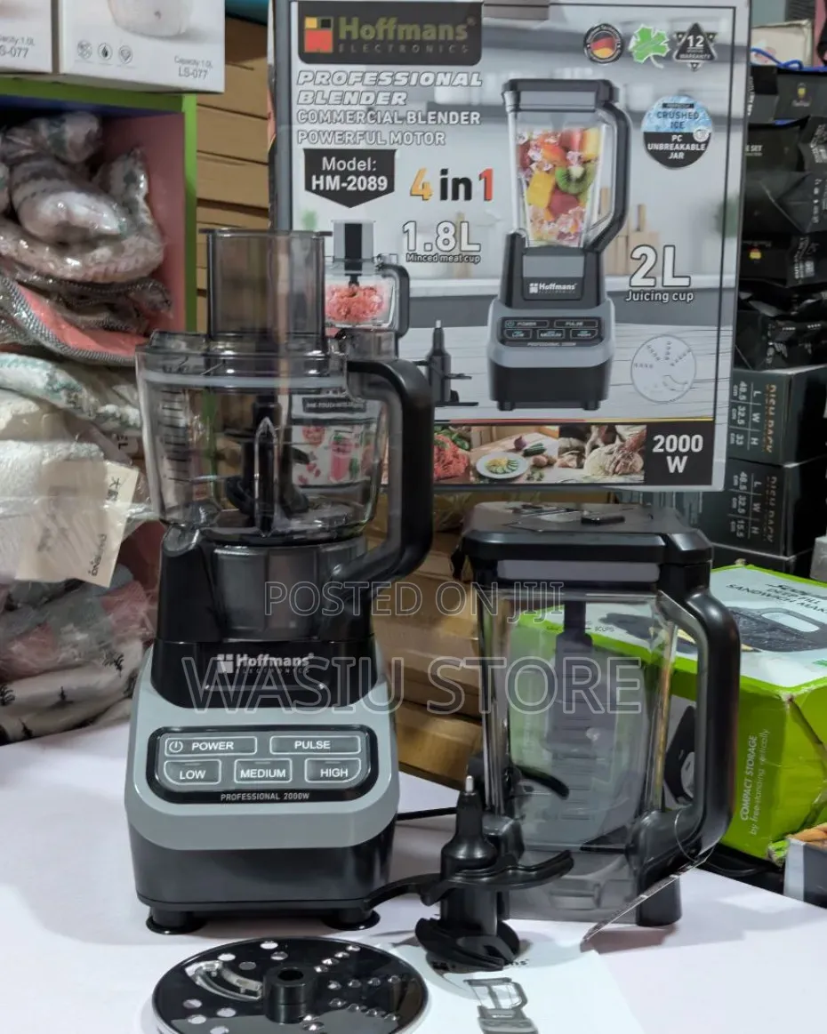 Hoffmans 4-in-1 Professional Commercial Blender, Model Hm-20894