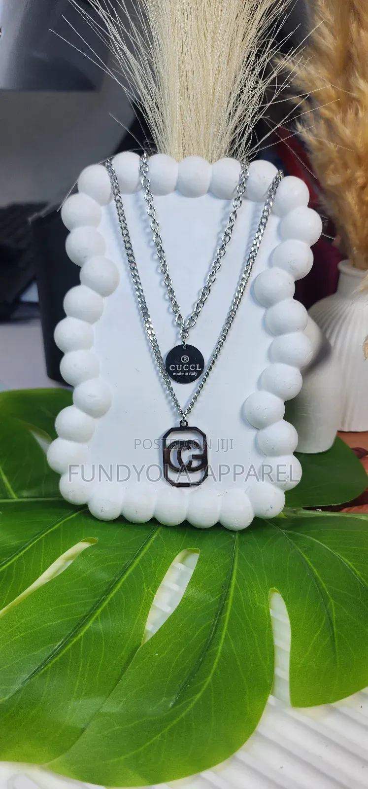 Silver Unisex Layered Necklace