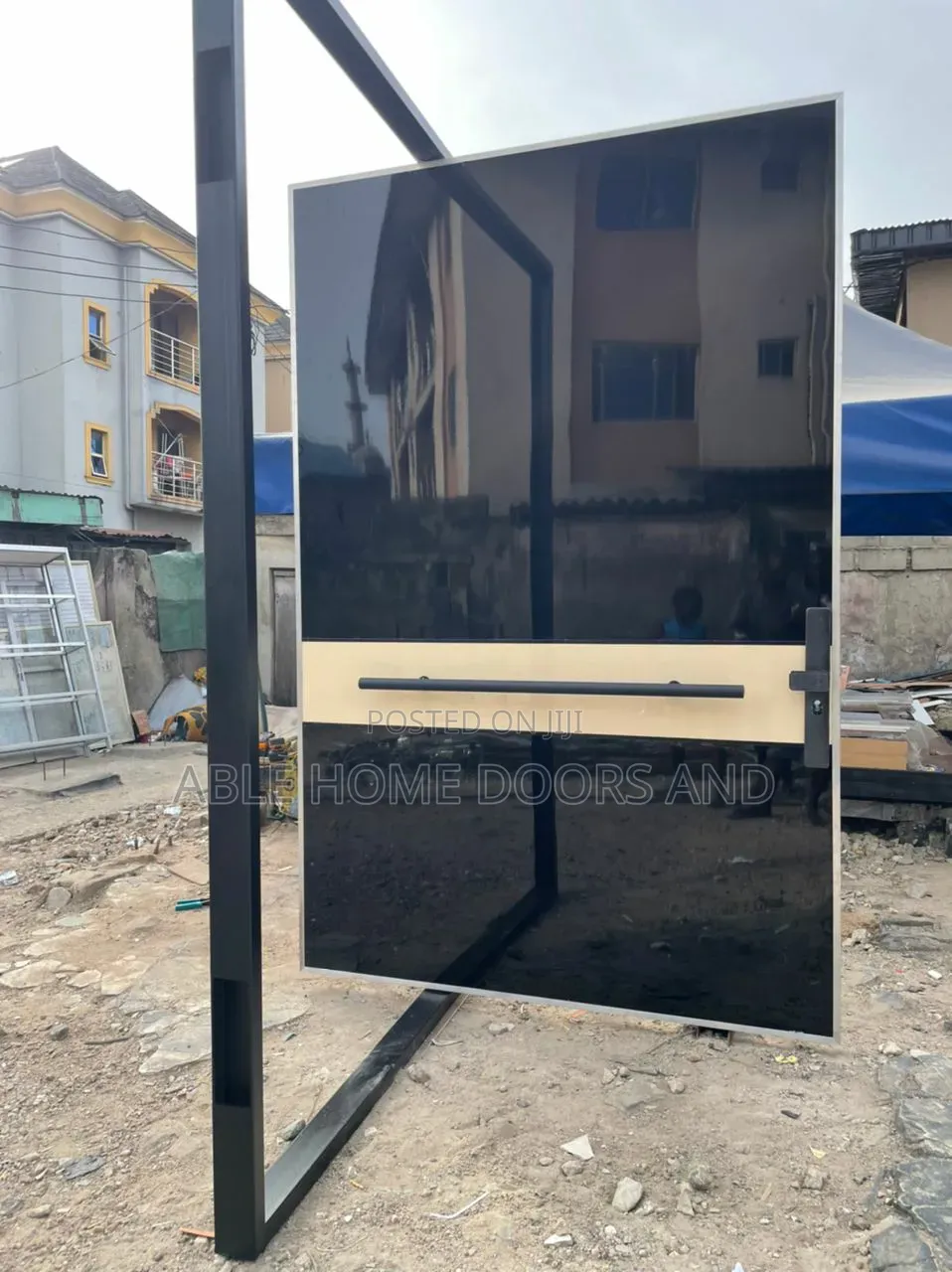 6f.T by 10f.T Pivot Security Door With Multiple Locks