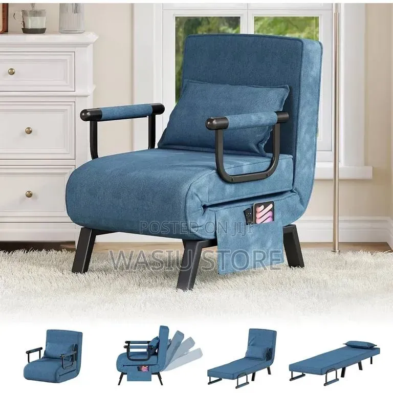 Versatile 5-in-1 Convertible Sleeper Chair Bed