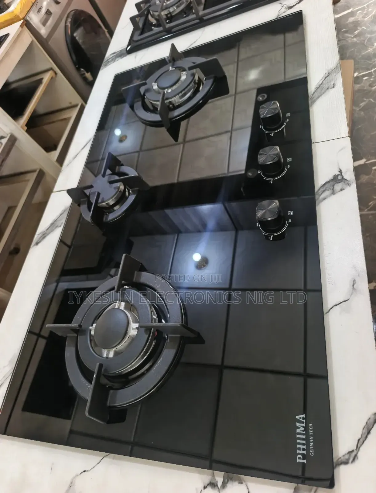 Original Phiima 2026 New Design Built-in 3 Burners 90cm Gas Cooker Hob