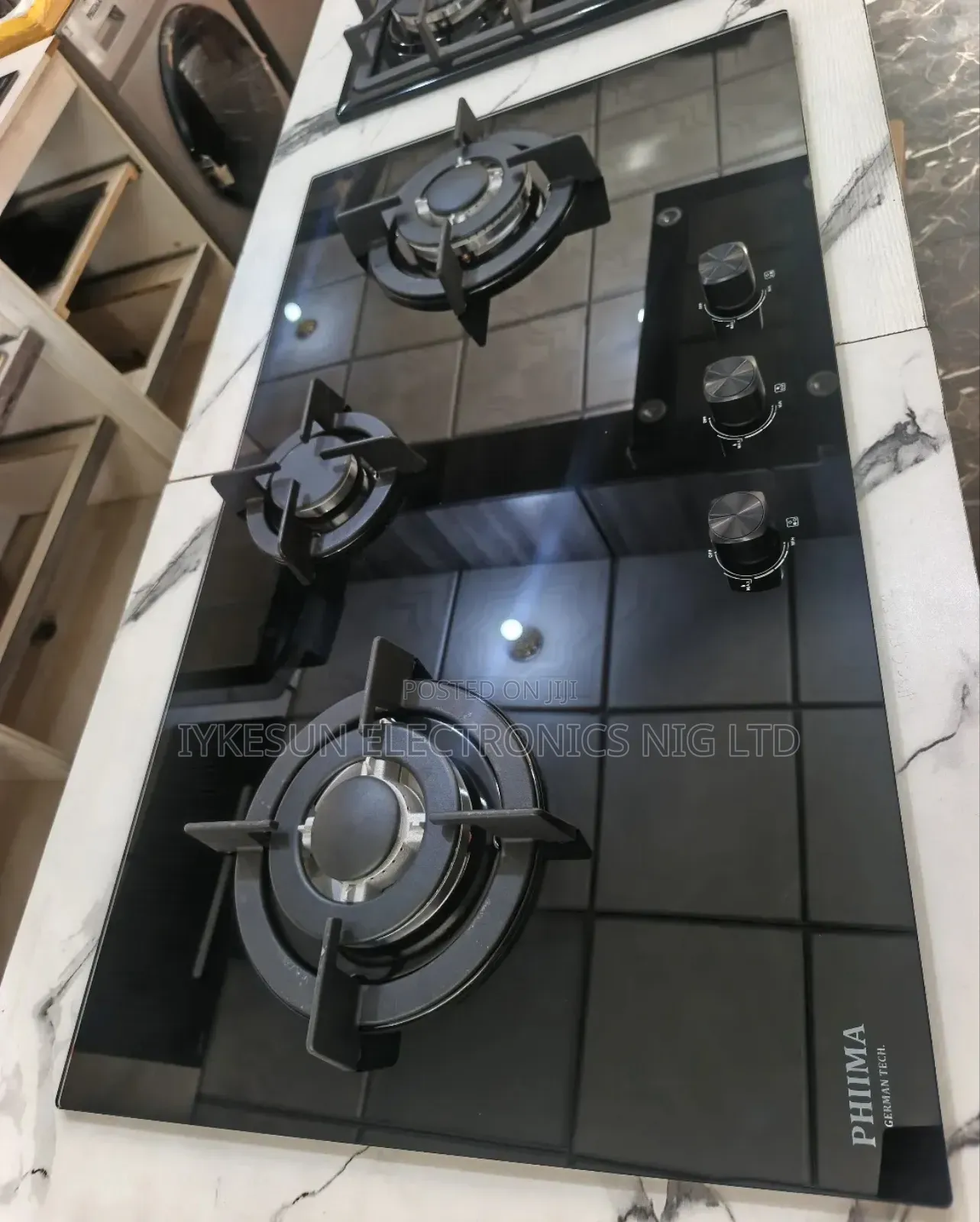 Original Phiima 2026 New Design Built-in 3 Burners 90cm Gas Cooker Hob