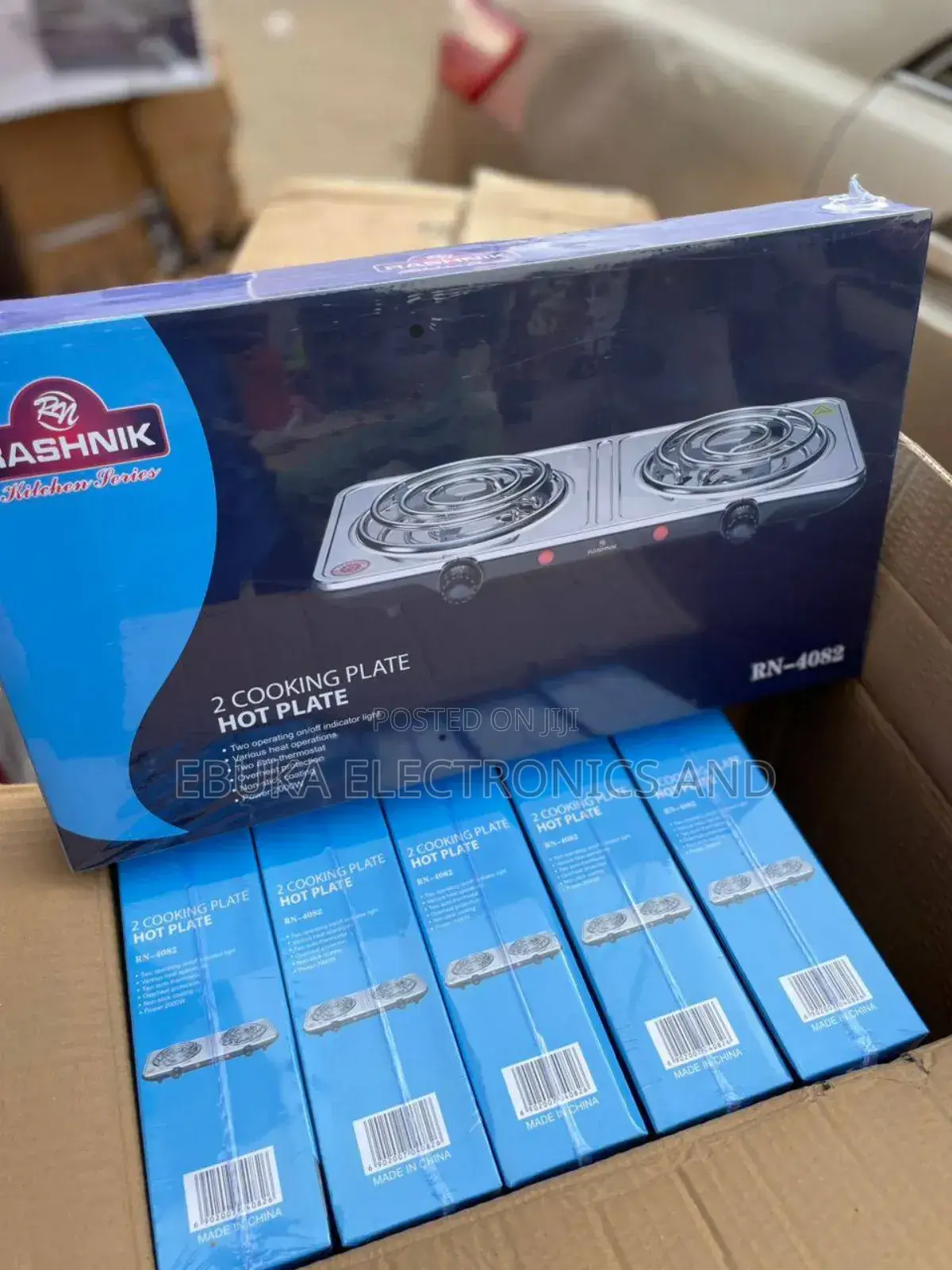 Rashnik Original Double Ring 2 Cooking Plate Hotplate Is Available