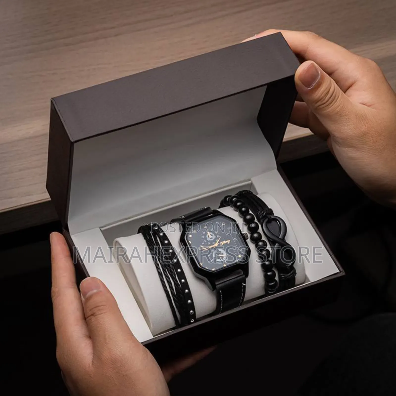 Leo Wrist Watch Gift Set