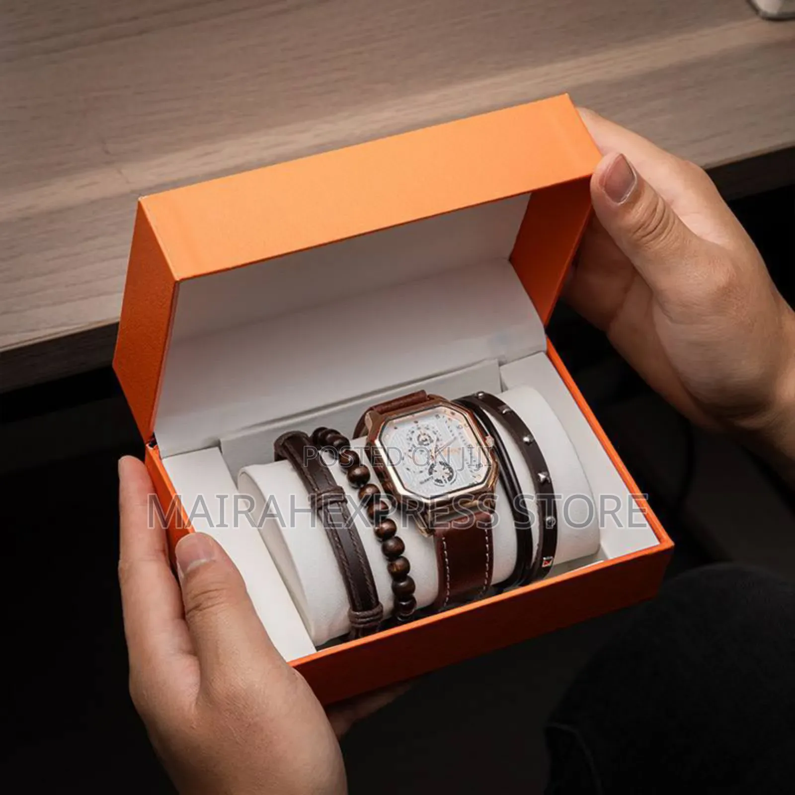 Leo Wrist Watch Gift Set