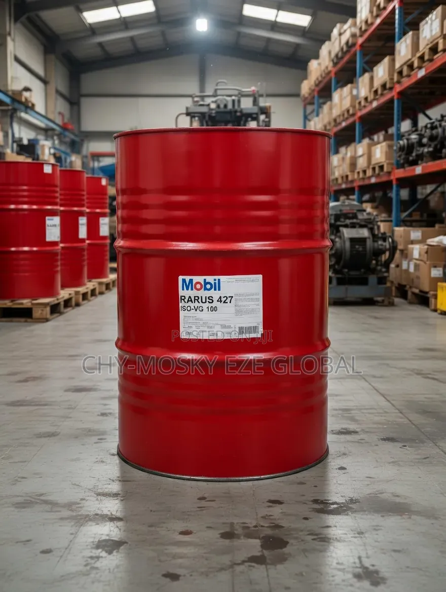 Mobil Rarus 427 Iso Vg 100 Ashless Compressor Oil (208ltr/Drum)