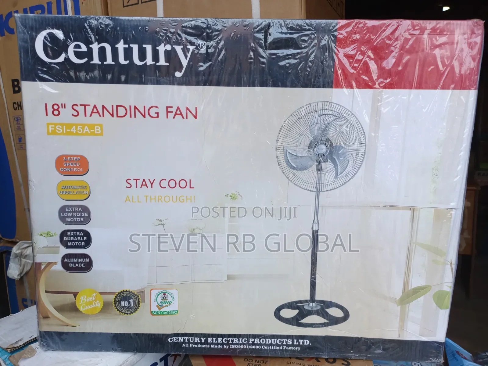 Century 18-Inch Standing Fan | Fsi-45a-B