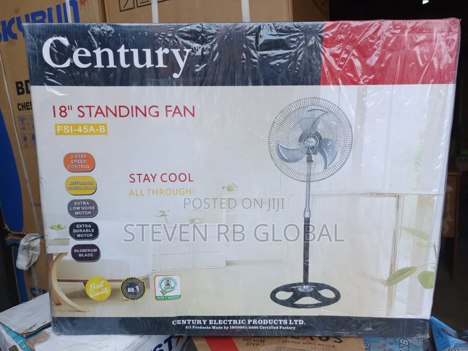 Century 18-Inch Standing Fan | Fsi-45a-B