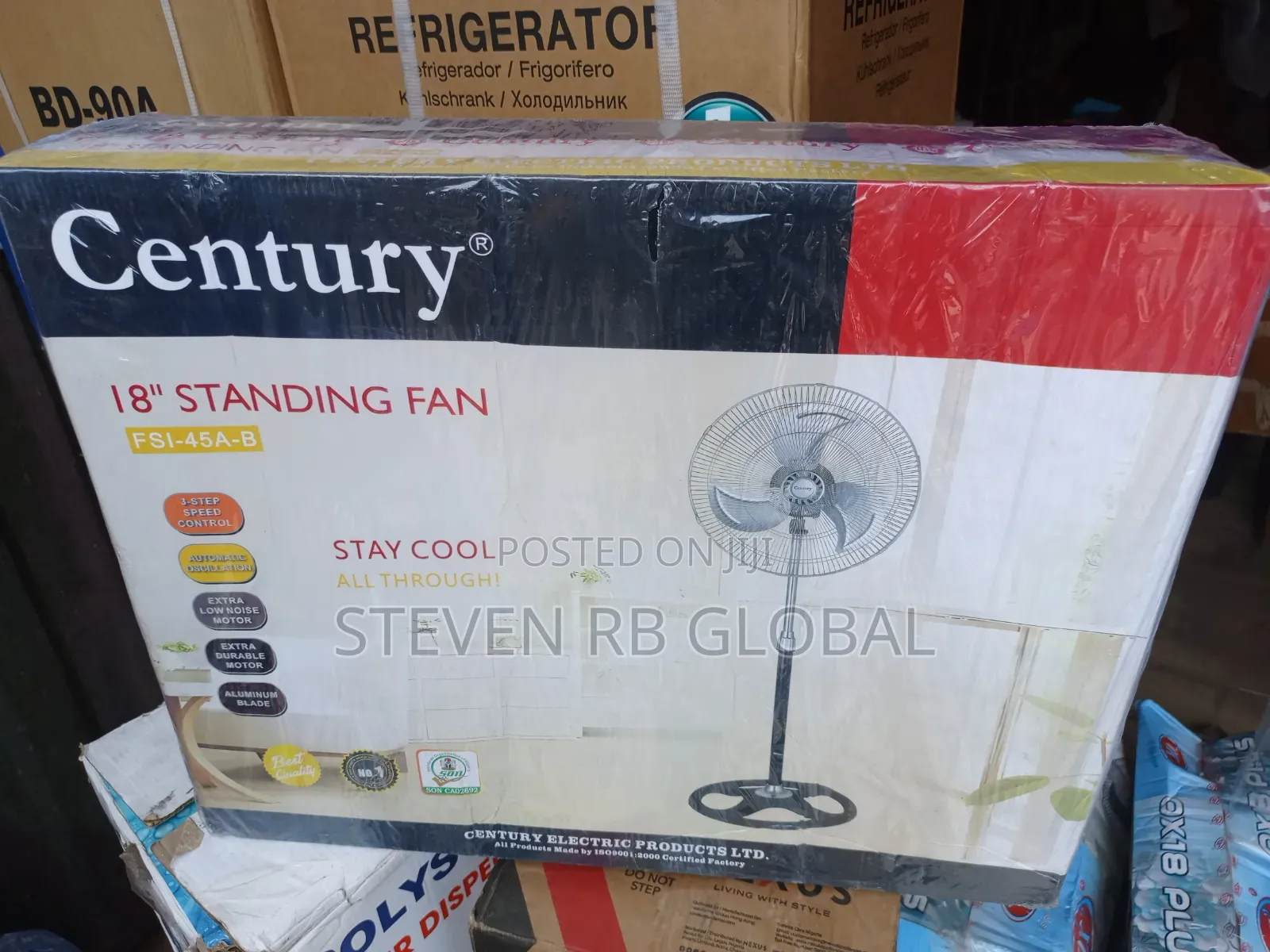 Century 18-Inch Standing Fan | Fsi-45a-B