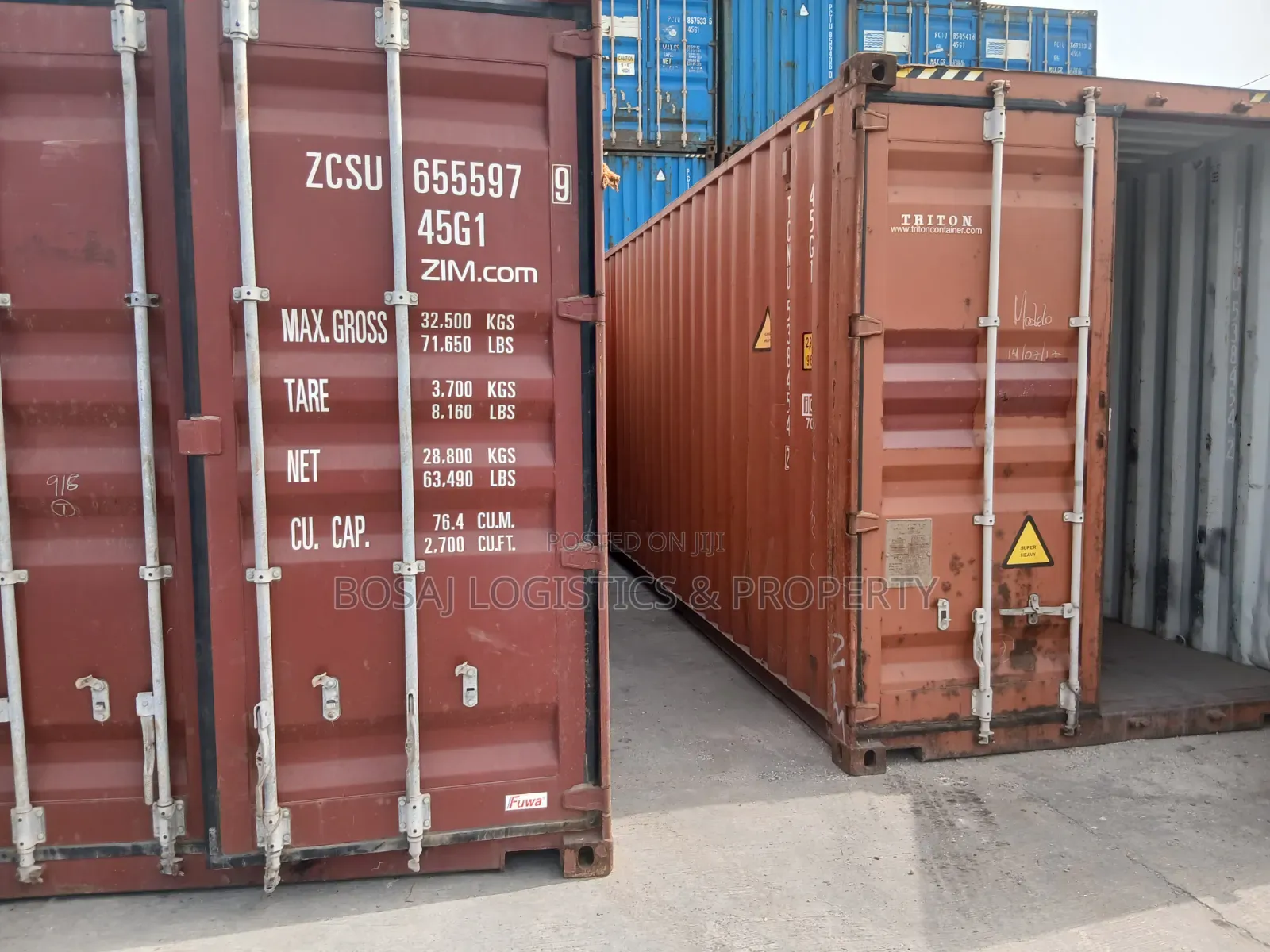 40ft Dry Container Avaiable