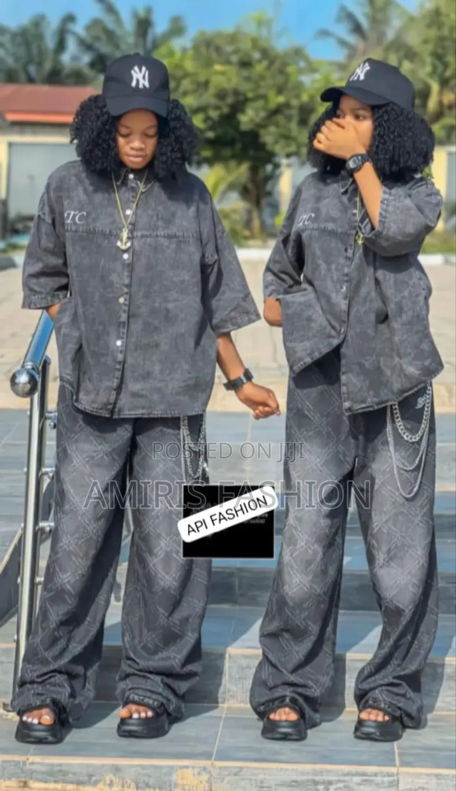 Quality Two-Piece Baggie Jeans