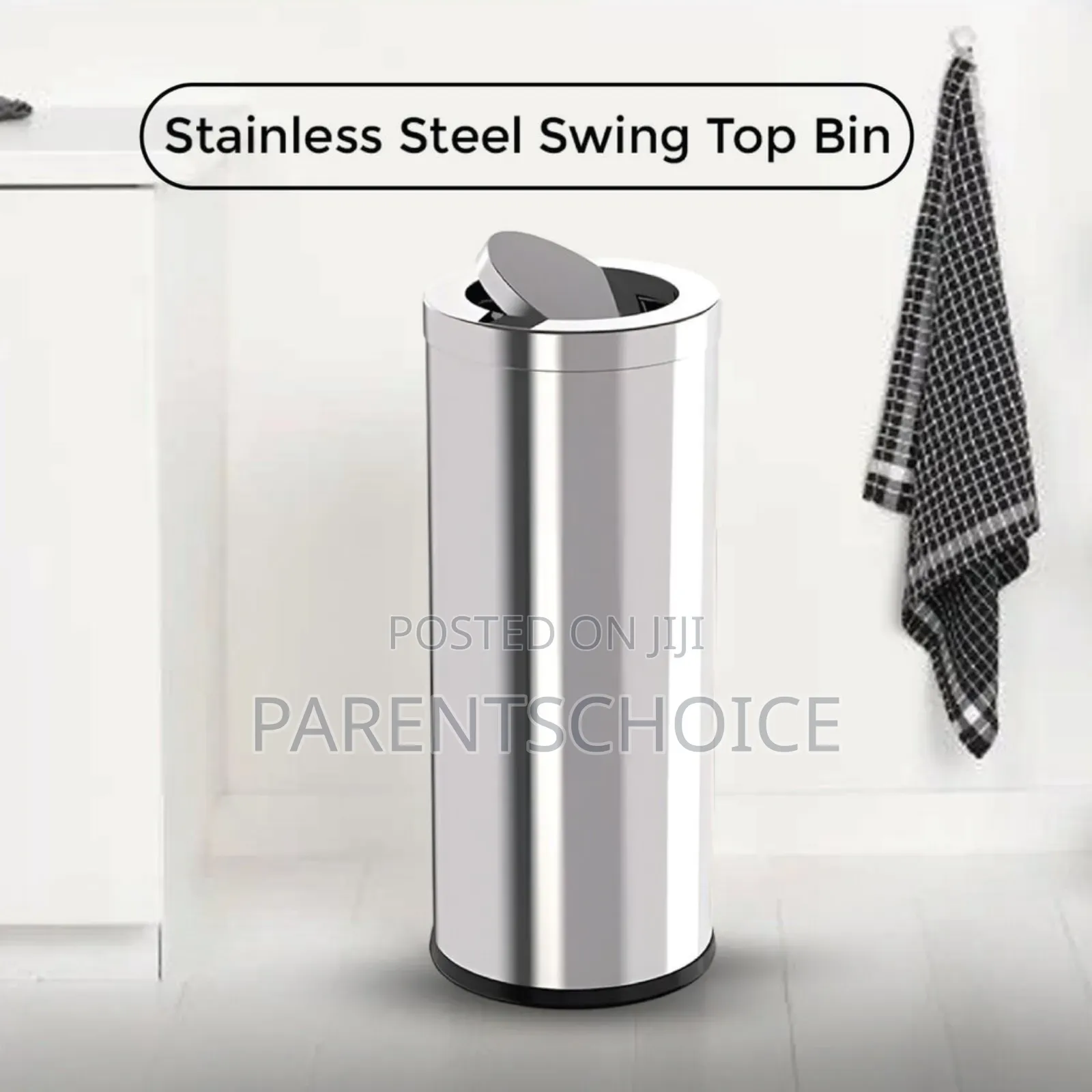 Stainless Steel Coated Swing Bin - 10l,/ 25l,/ 30l / 45l
