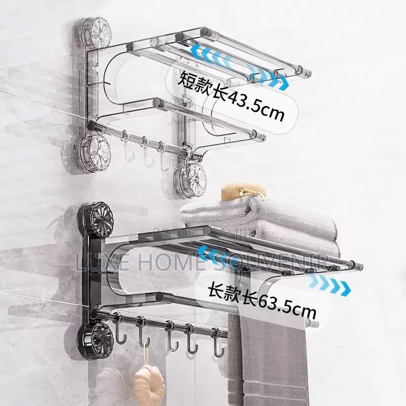 Multi Pole Bathroom Towel Drying Rack