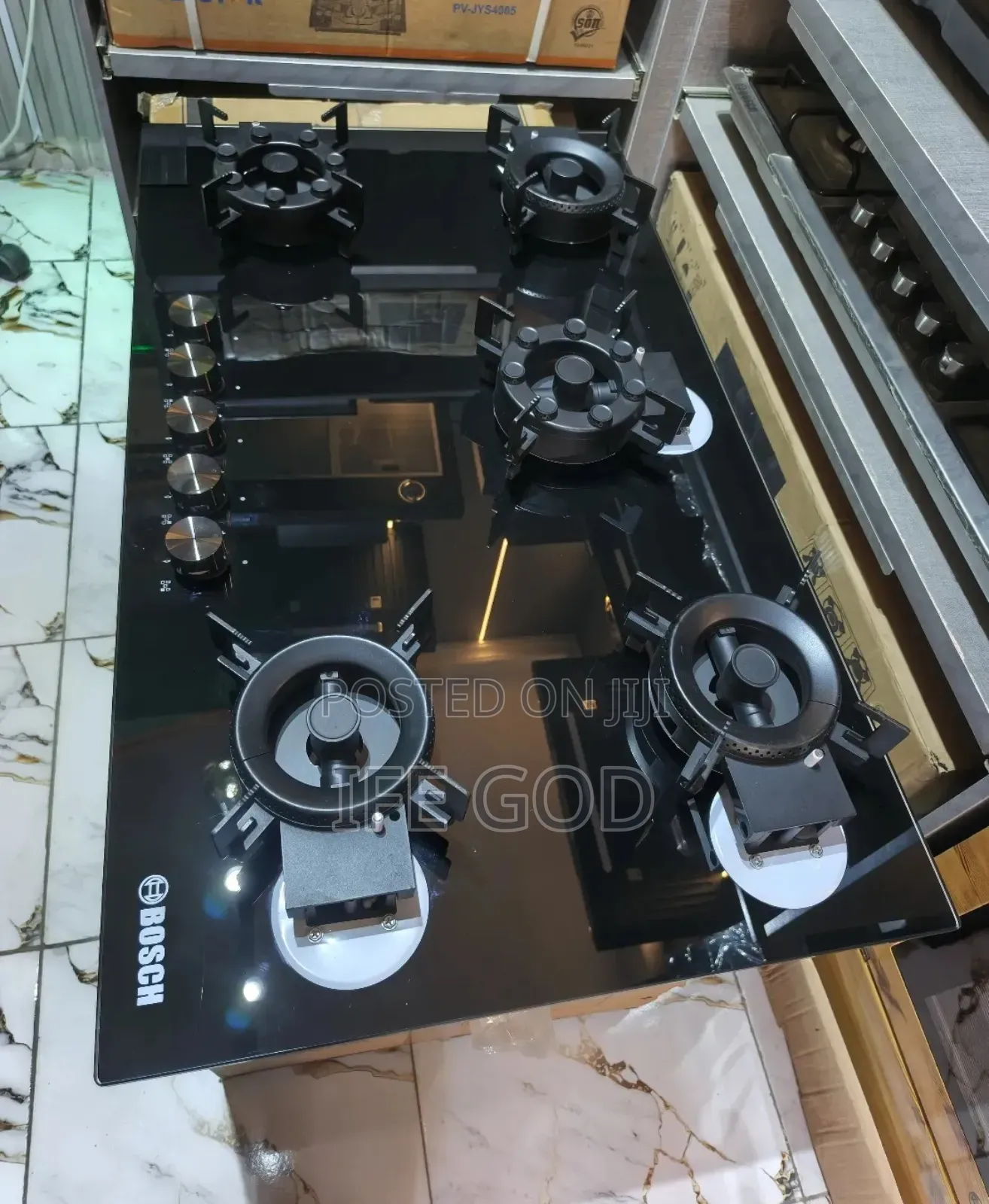 Original Bosch 90cm Built-in Flips Up Premium Quality 5 Burners Gas