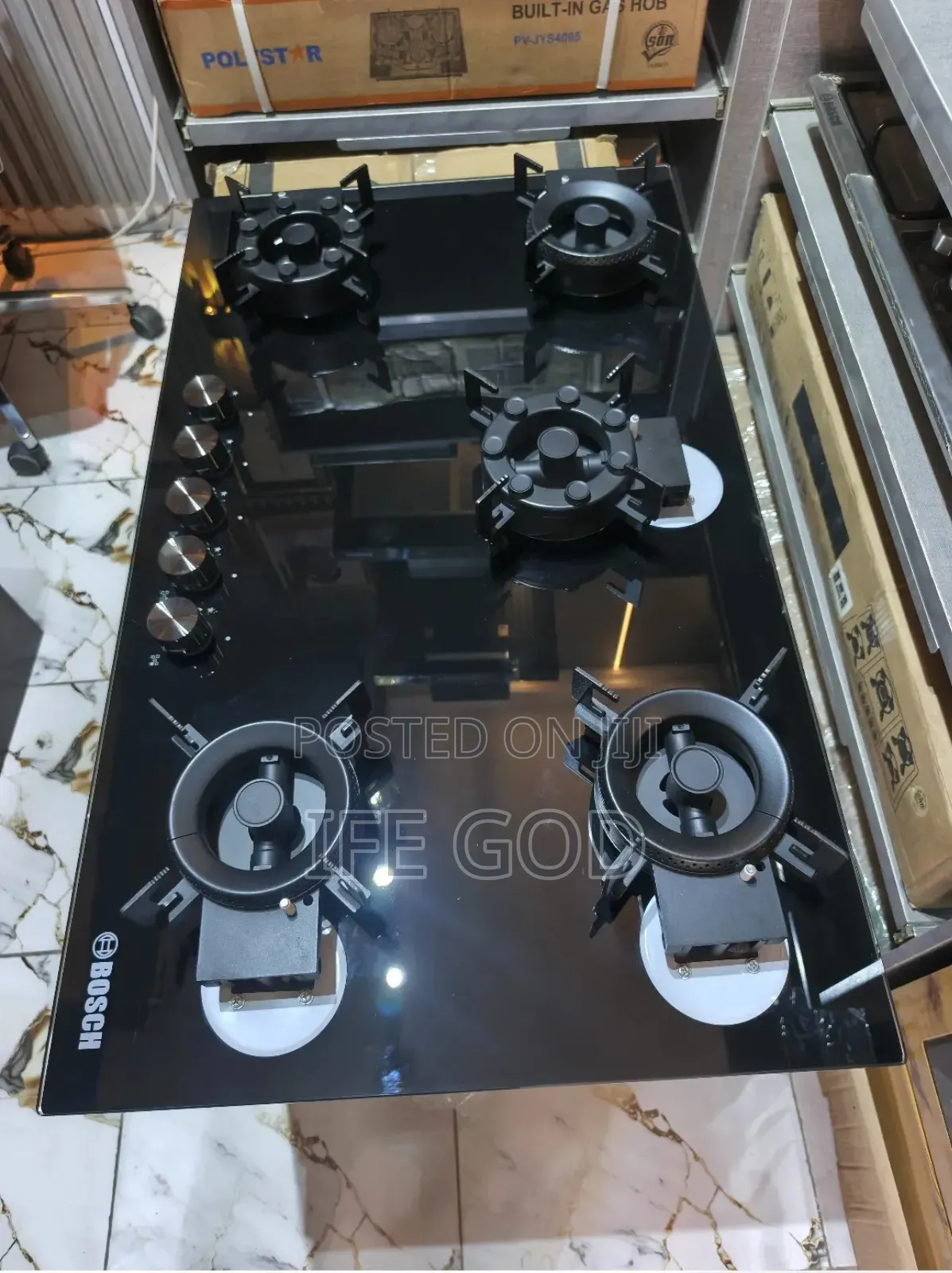 Quality Bosch Built-in 90cm Premium Quality Luxury Flips Up 5 Burners