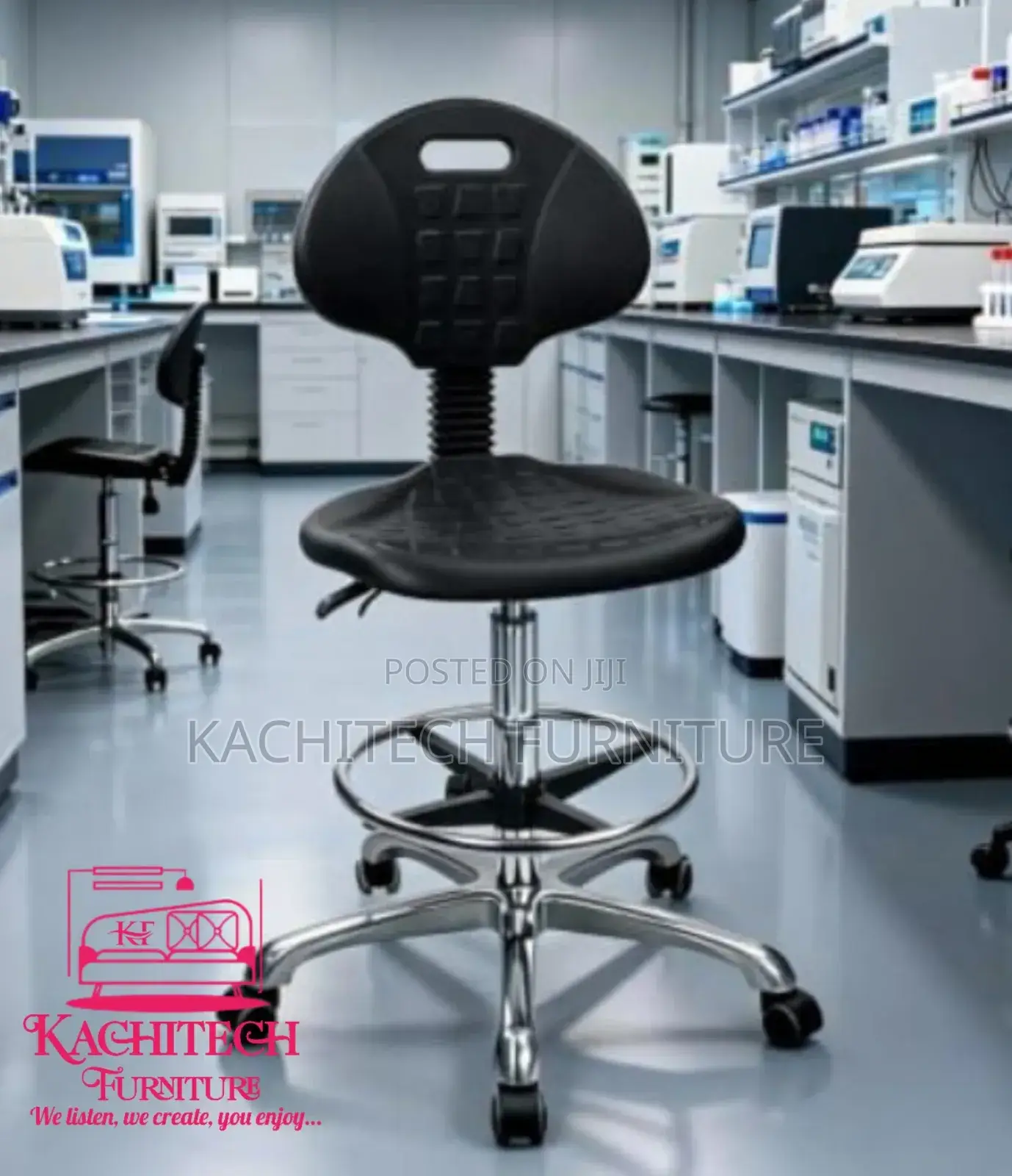 High Rising Armless Chair