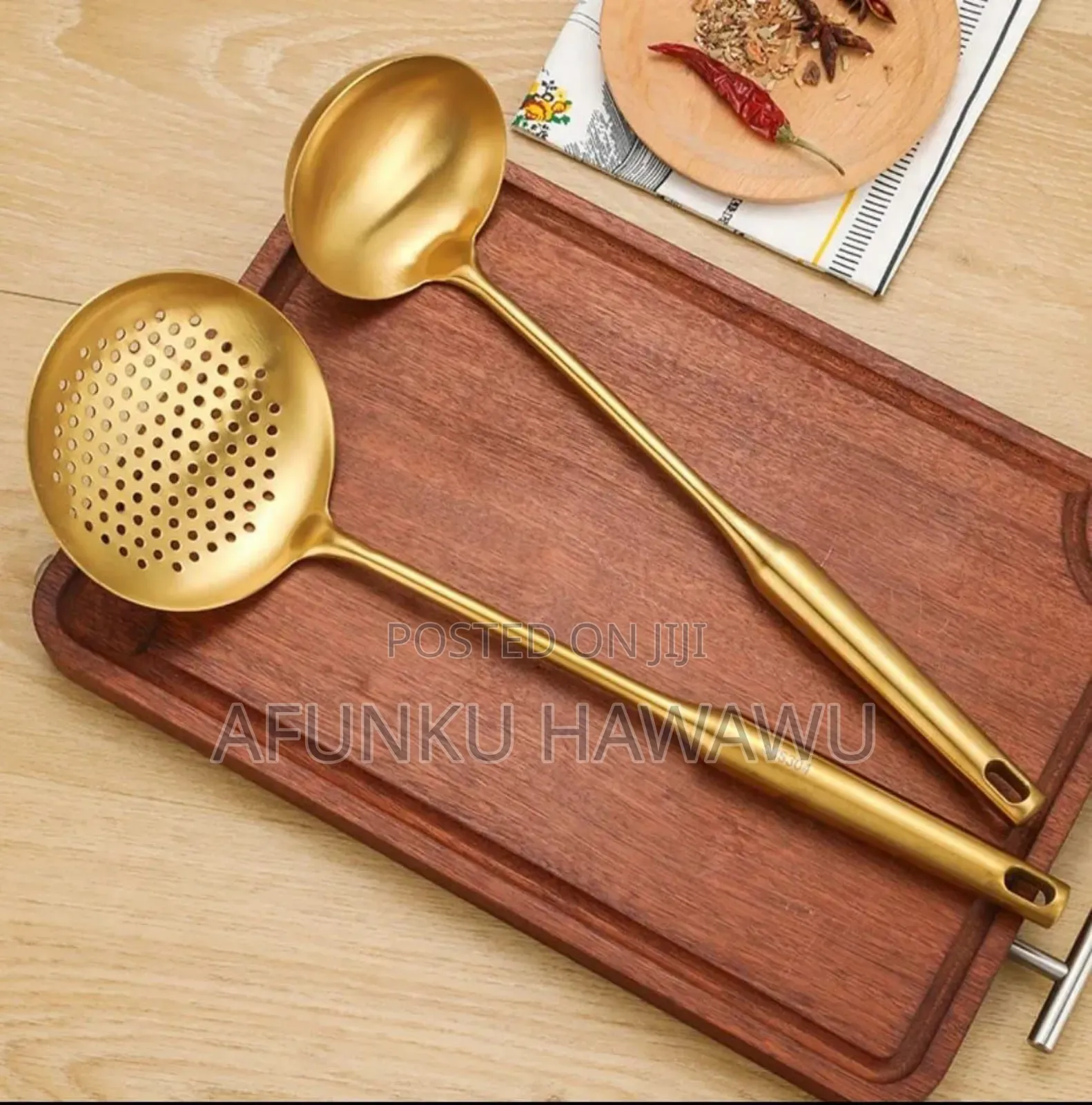 Quality 304 Stainless Steel Silver Single Cooking Spoon