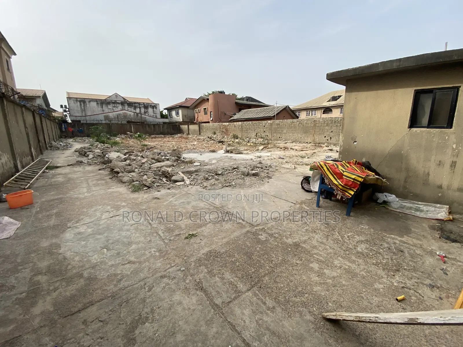 Complete Dry , Fenced and Gated Full Plot of Land at Ago Palace, Isolo