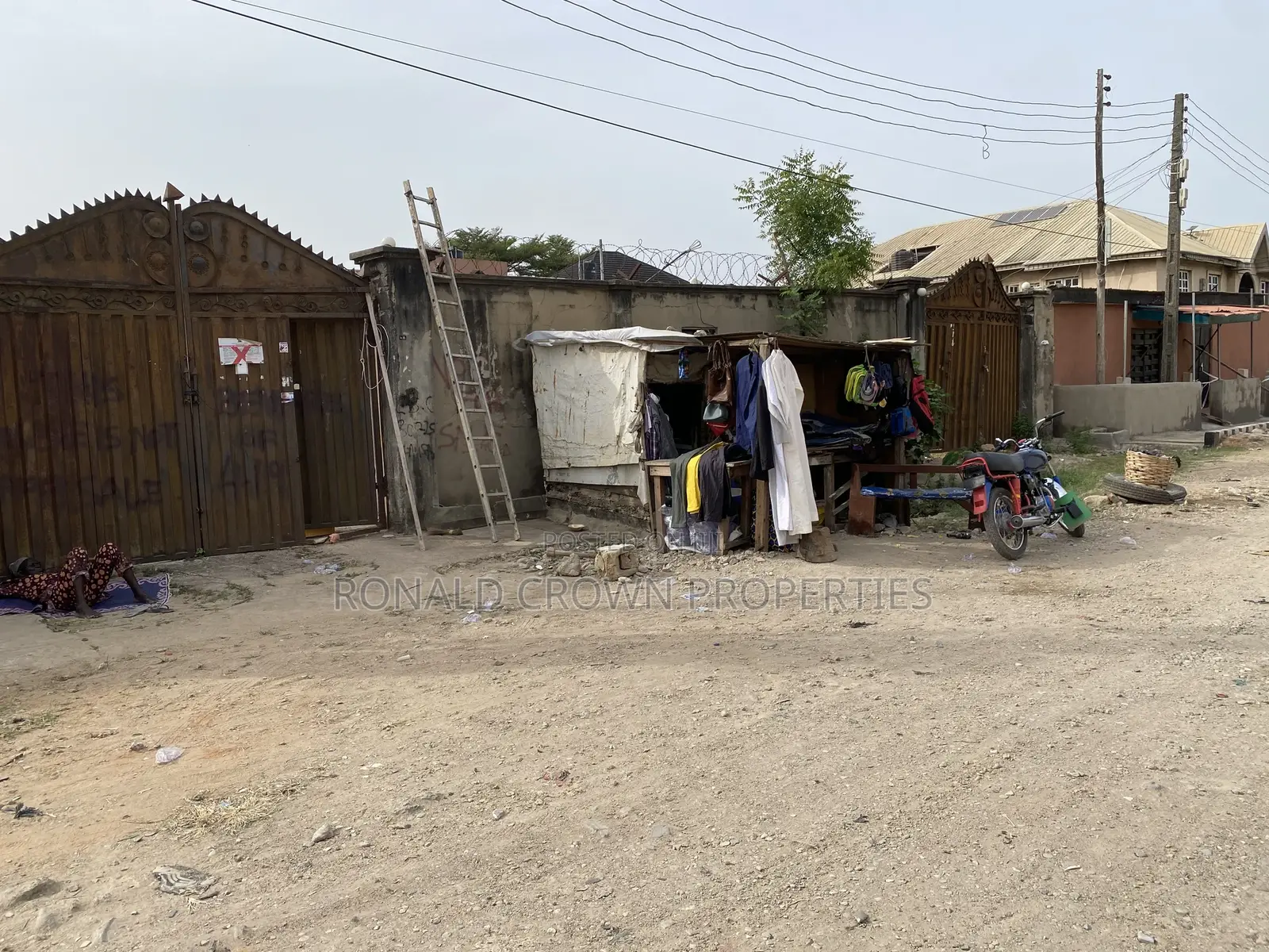 Complete Dry , Fenced and Gated Full Plot of Land at Ago Palace, Isolo