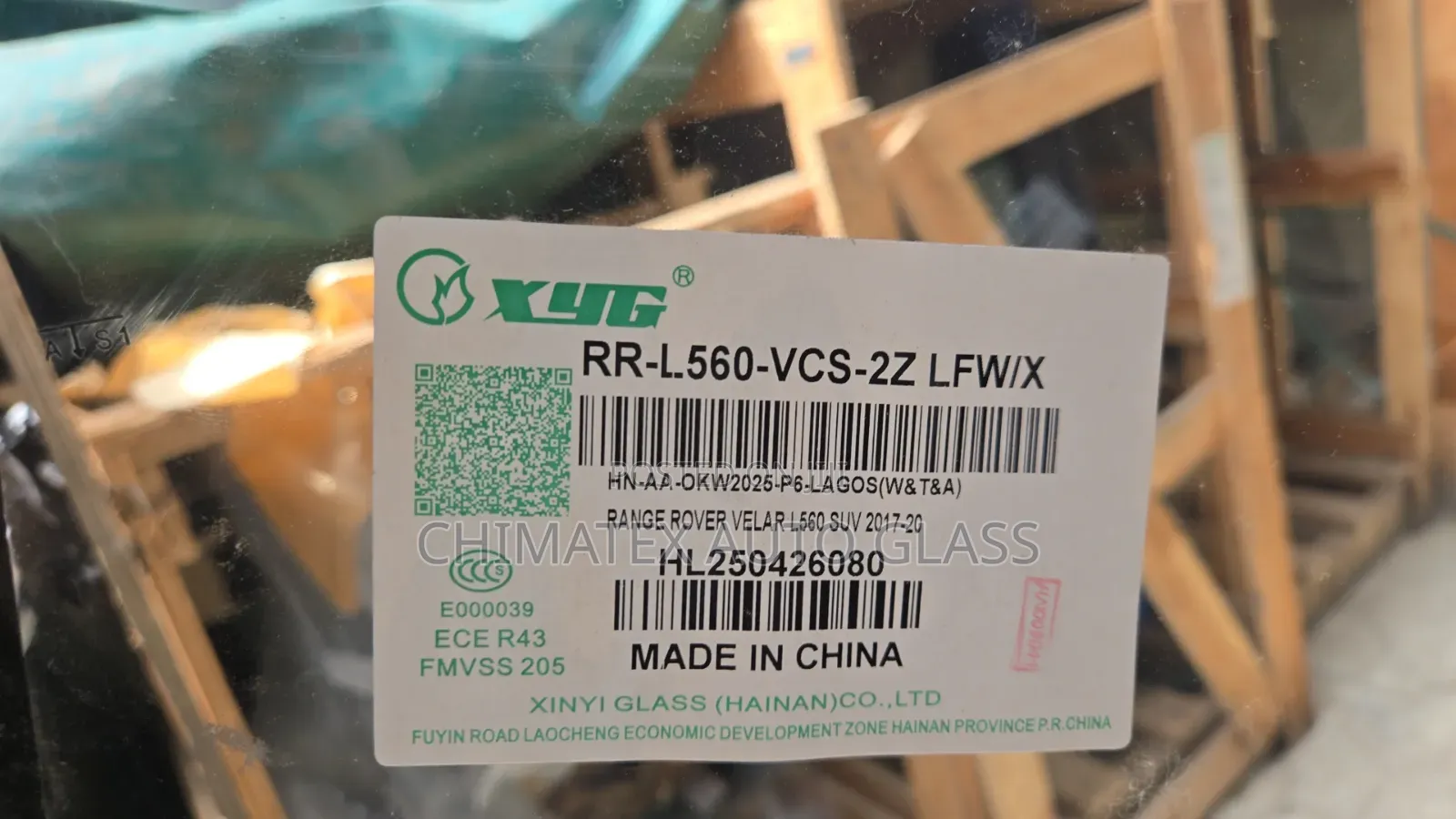 Range Rover Velar 2019/2020 Windscreen Glass Available