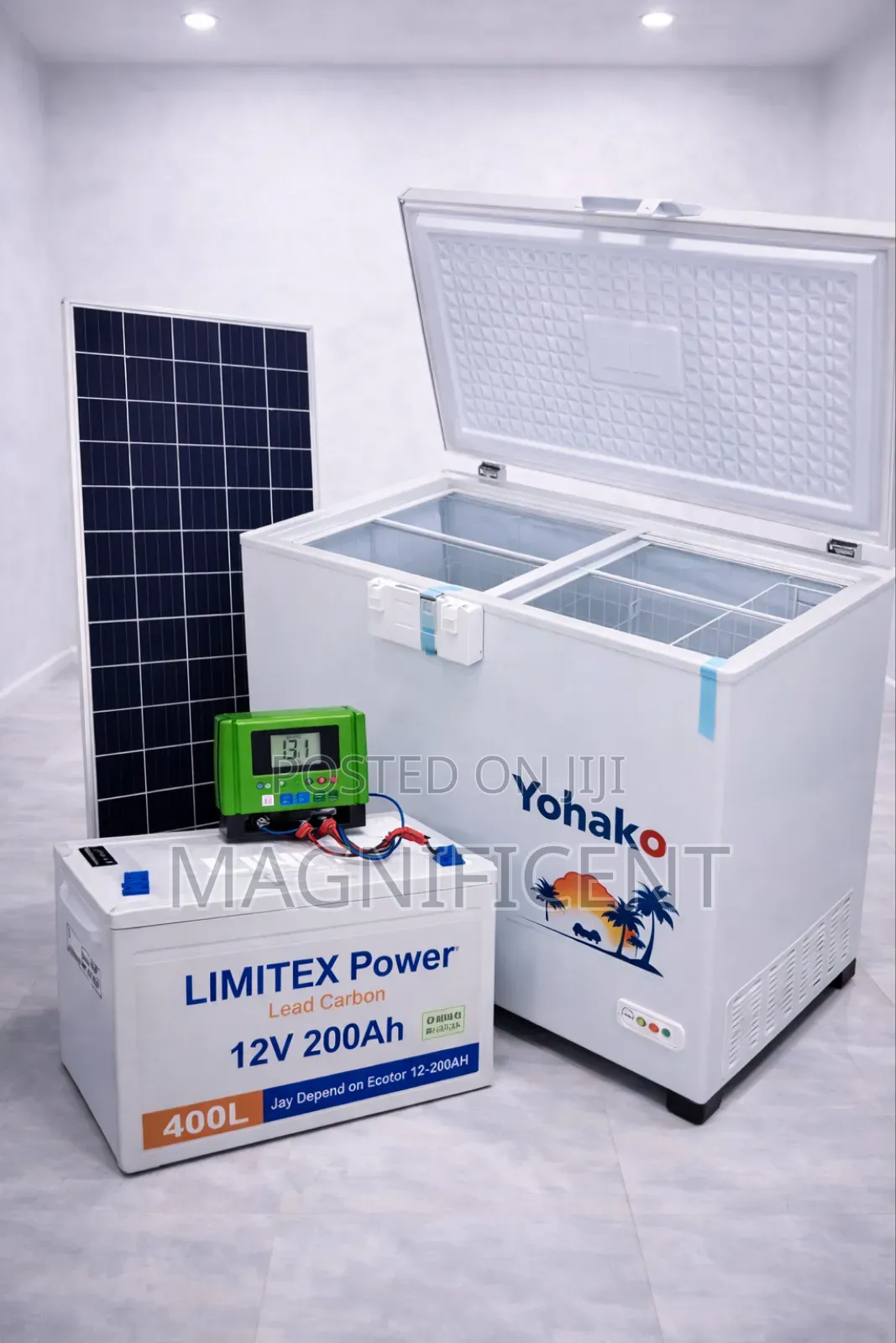 Yohako 318l Solar Freezer – Ac/Dc 12v/24v | Full Solar Kit