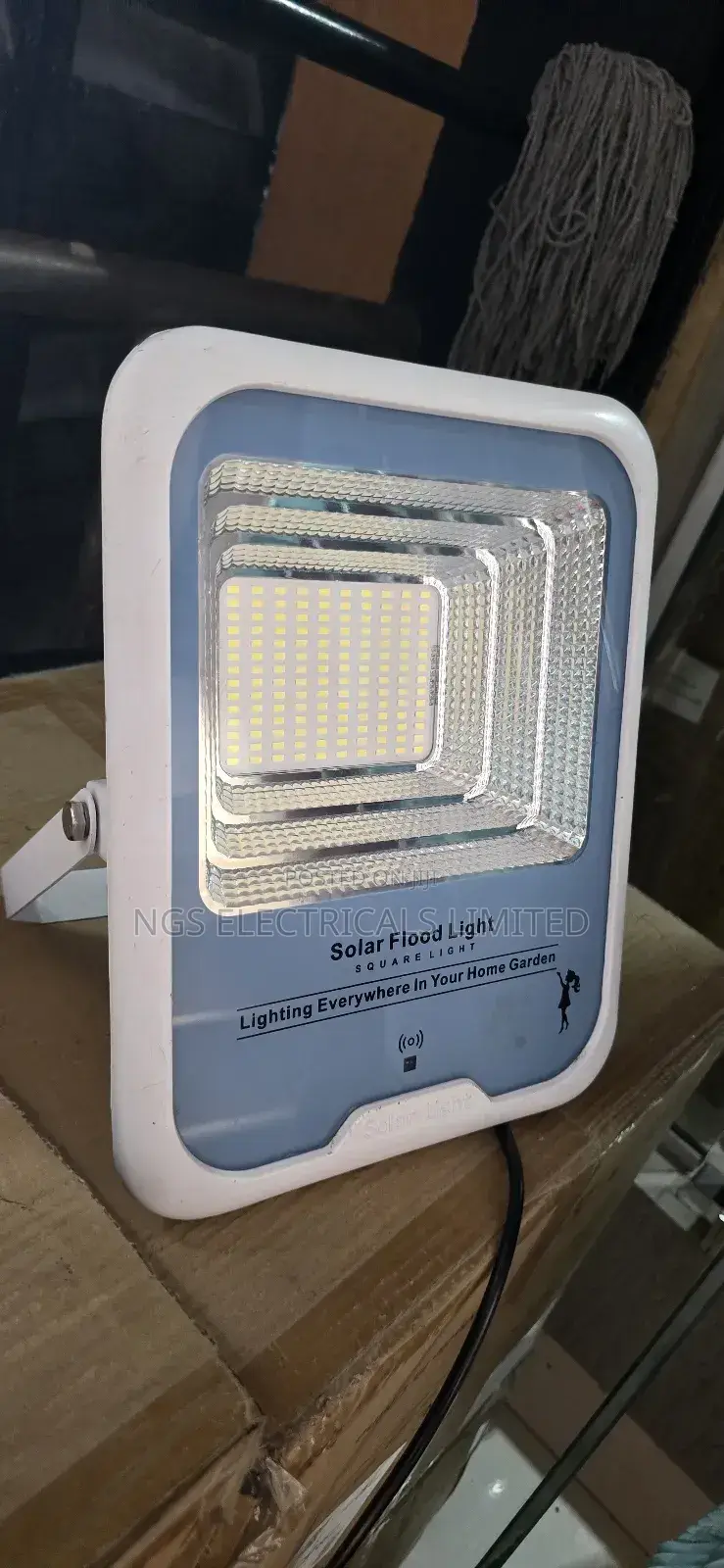 300w Solar Flood Light With Double Panel