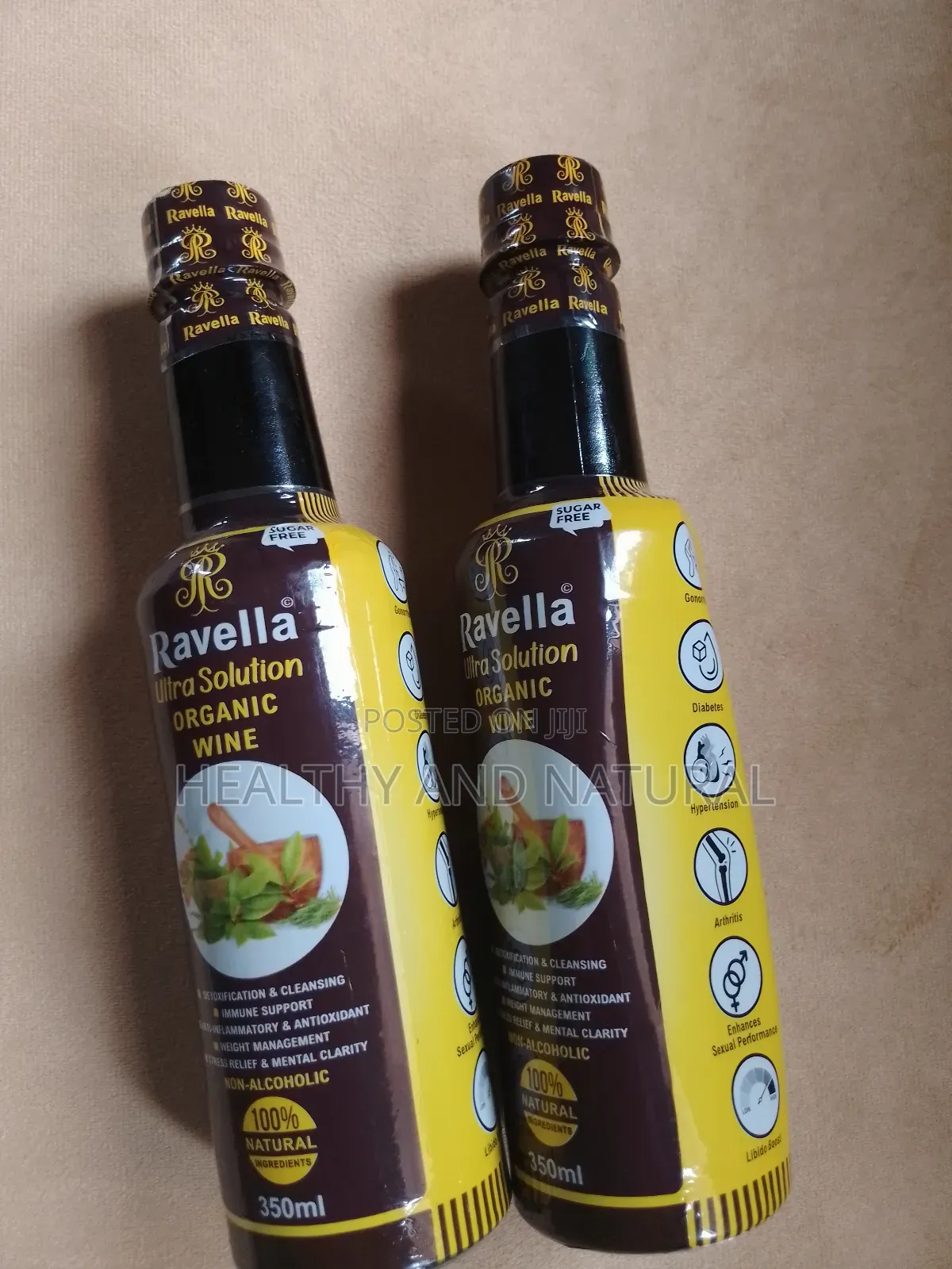 Ravella Ultra Solution Organic Wine Handles Prostate Issues