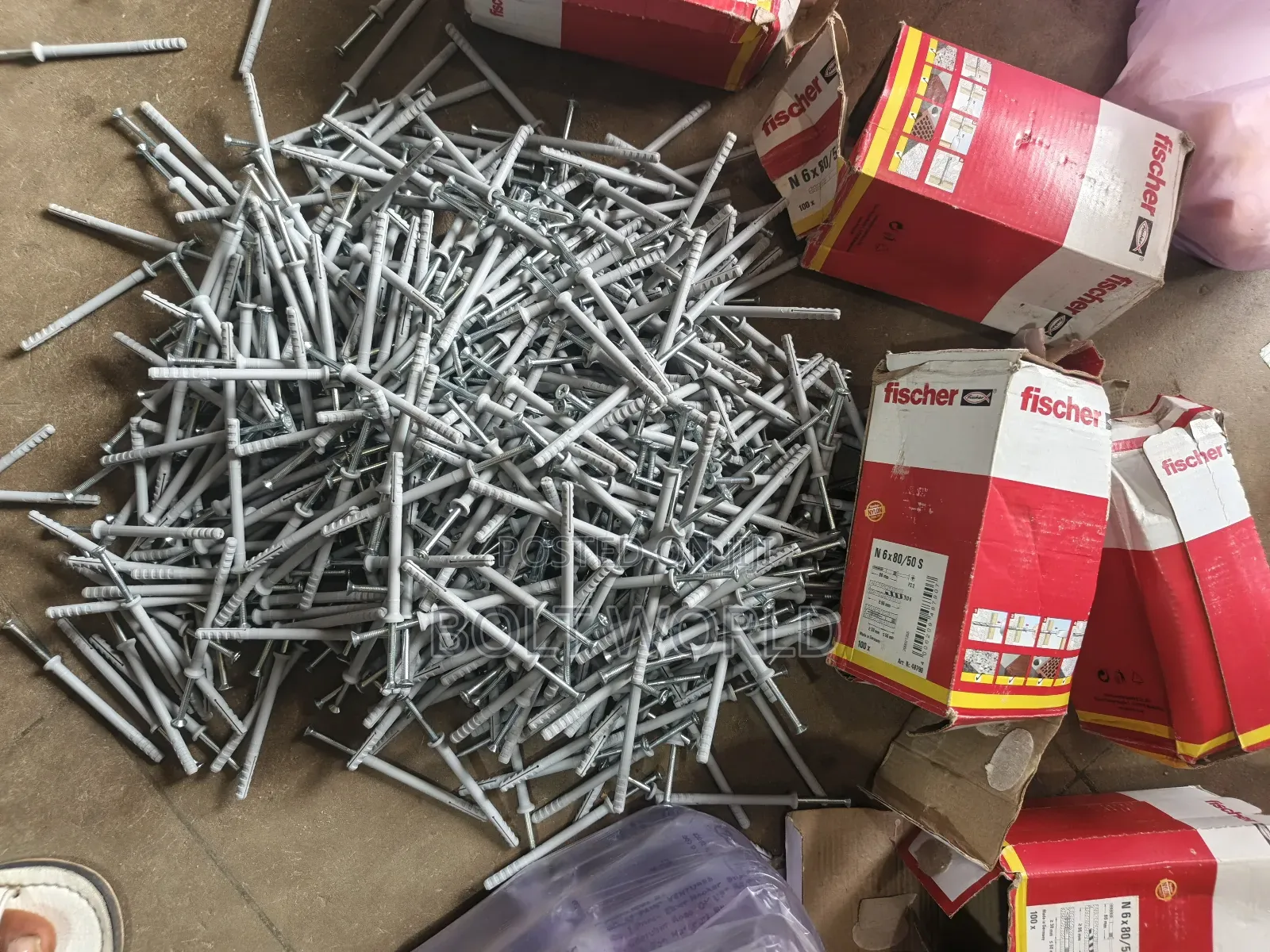 Fischer Screw Nail M6*80mm M10*80mm