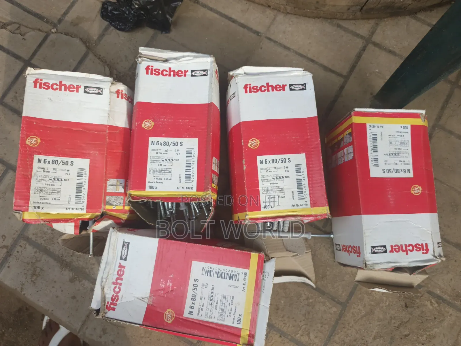 Fischer Screw Nail M6*80mm M10*80mm