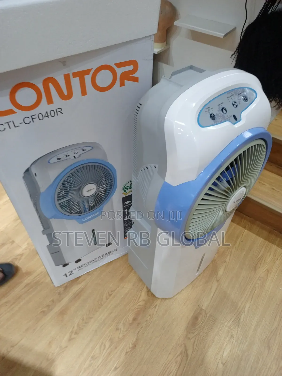 Lontor 12-Inch Rechargeable Air Cooler | CTL-Cf040r