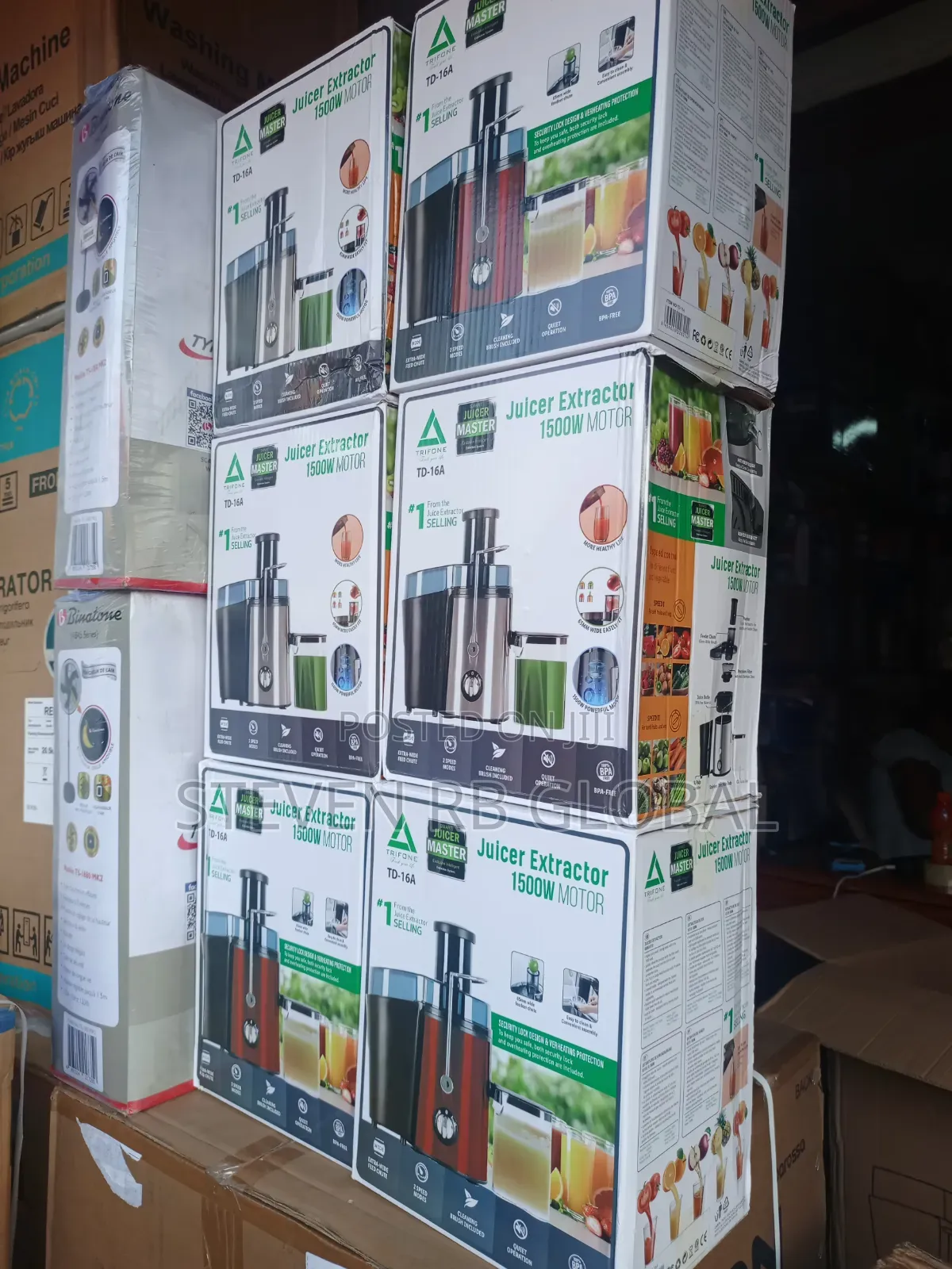 Trifone 1500w Juice Extractor | Td-16a