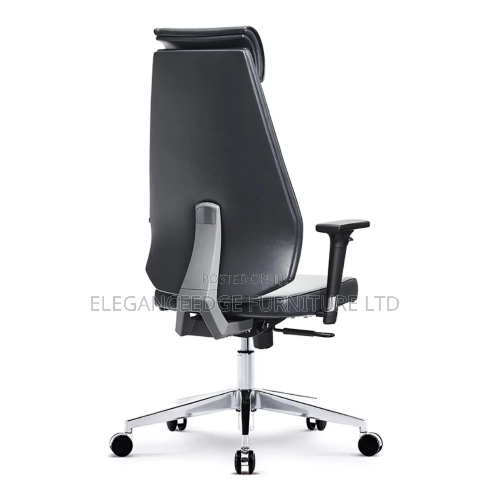 Black Executive High Back Adjustable Arms With Sturdy Legs