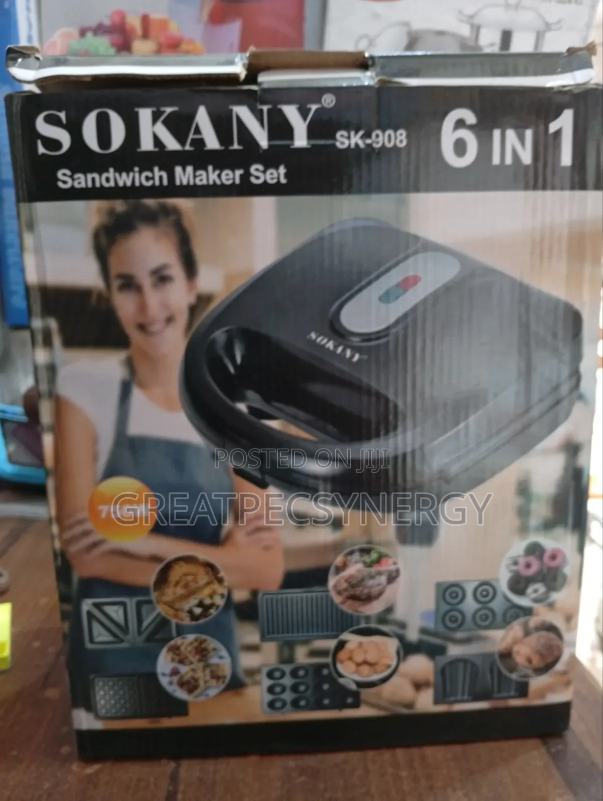 Sokany 6 In 1 Sandwich Maker