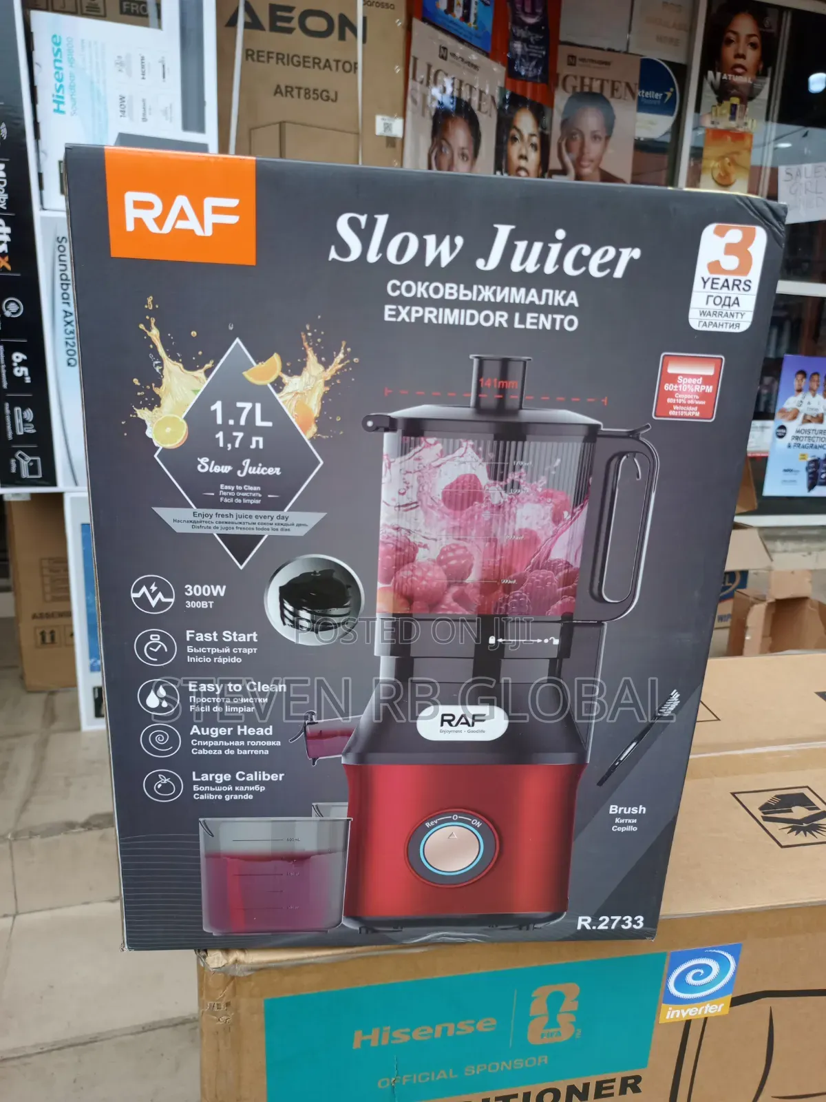 Raf 1.7l Slow Juicer 300w | R.2733