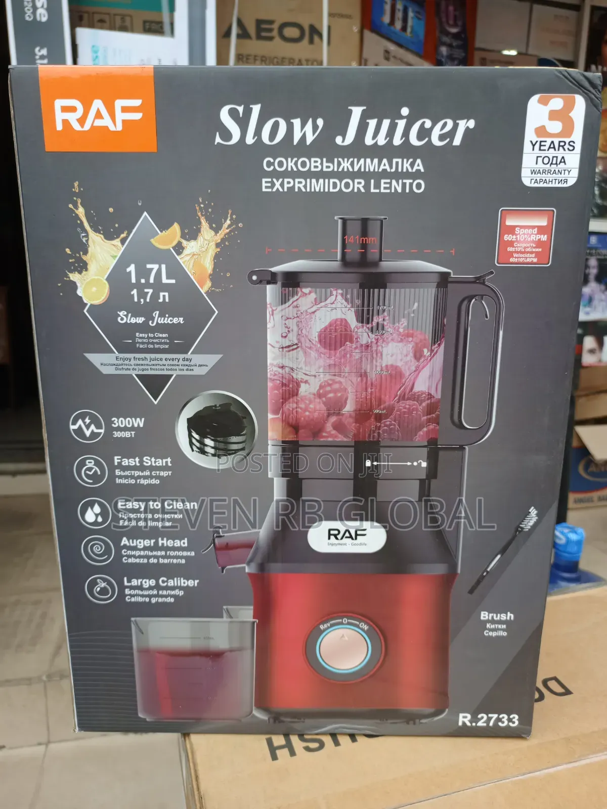 Raf 1.7l Slow Juicer 300w | R.2733