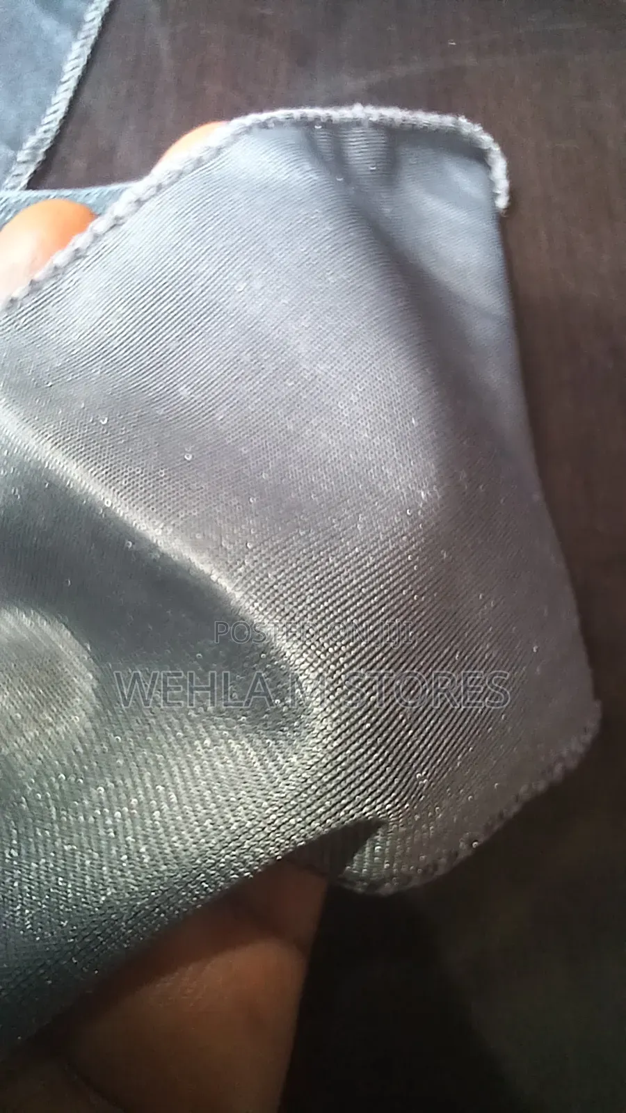 Thick Velvet Durag With Long Tail and 2 Face - Grey