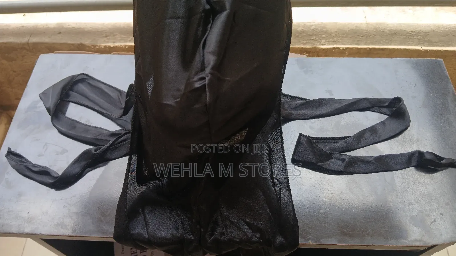 Silky Durags With Long Tail (Black)