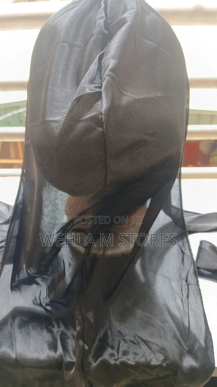 Silky Durags With Long Tail (Black)