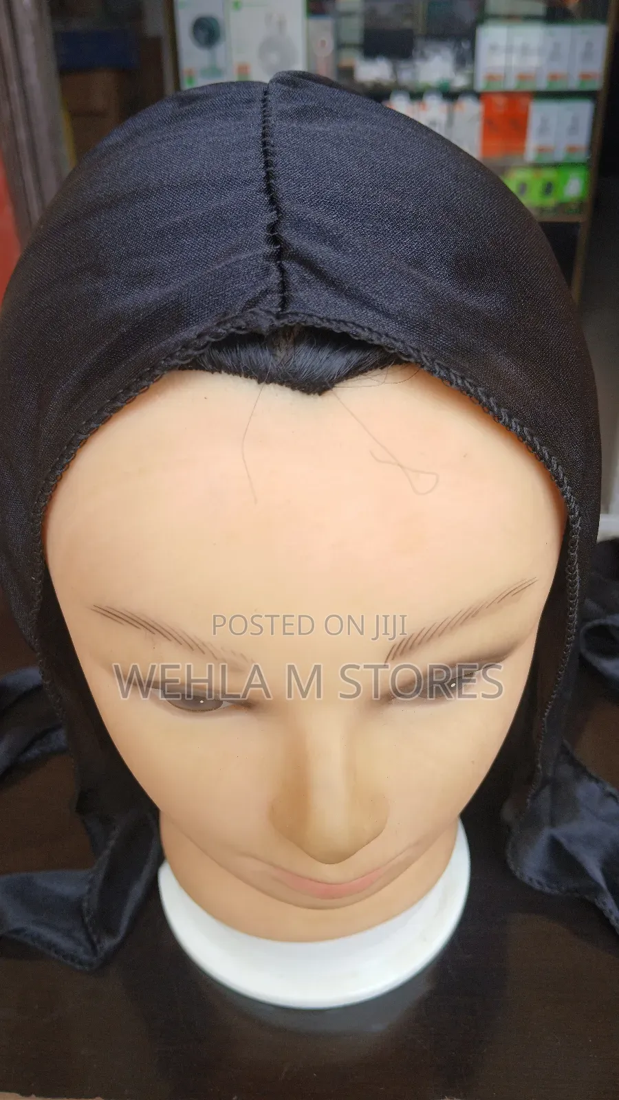 Silky Durags With Long Tail (Black)