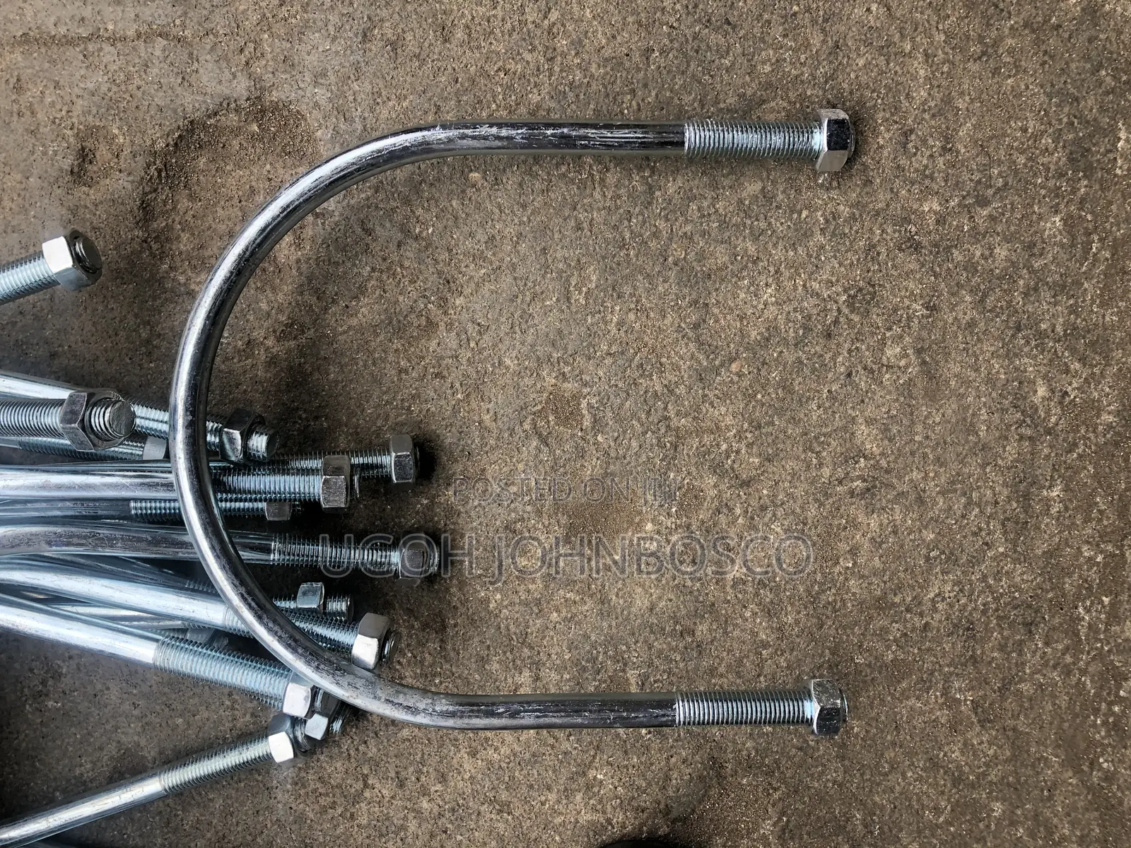 8” X 16mm U-Bolt (Available in All Sizes)