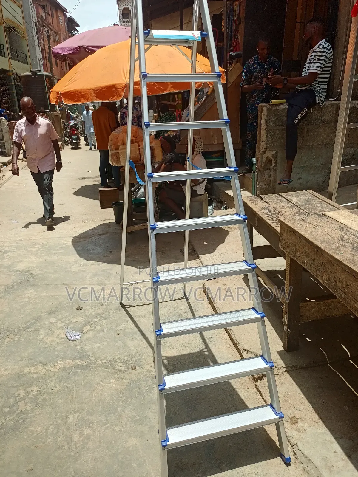 9 Step Aluminum Ladder Made in Turkey