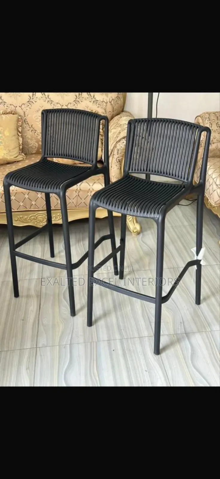 Modern Weather-Resistant Restaurant Bar Stool