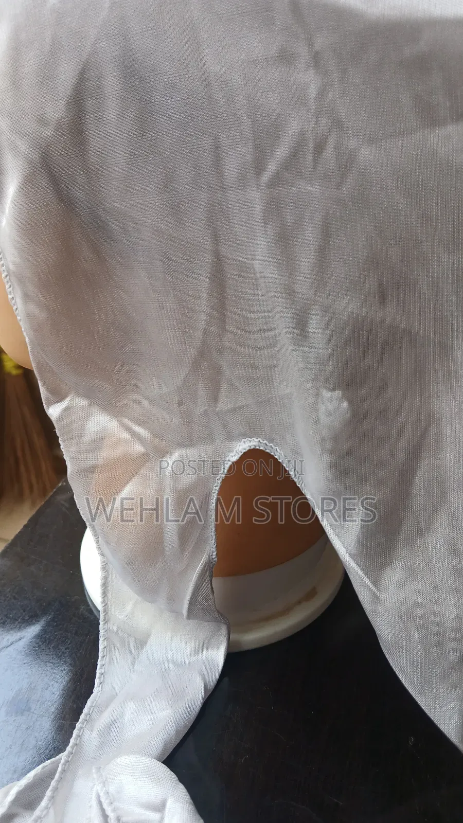 Fashionable Durag With Long Tail (Silver)
