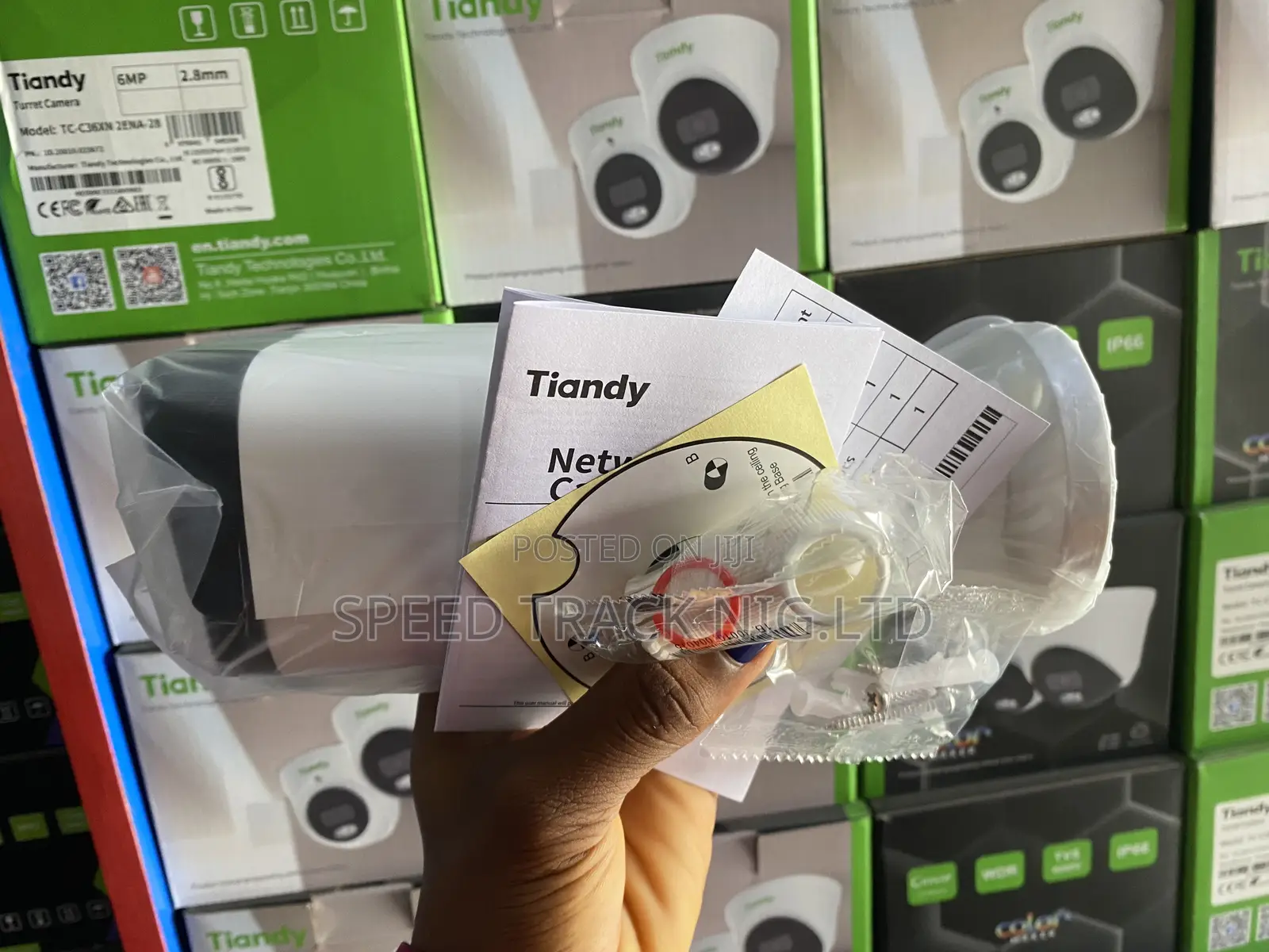 Tiandy Tc-C34un 4mp Poe Motorized Varifocal Bullet Camera (2.8–12mm)