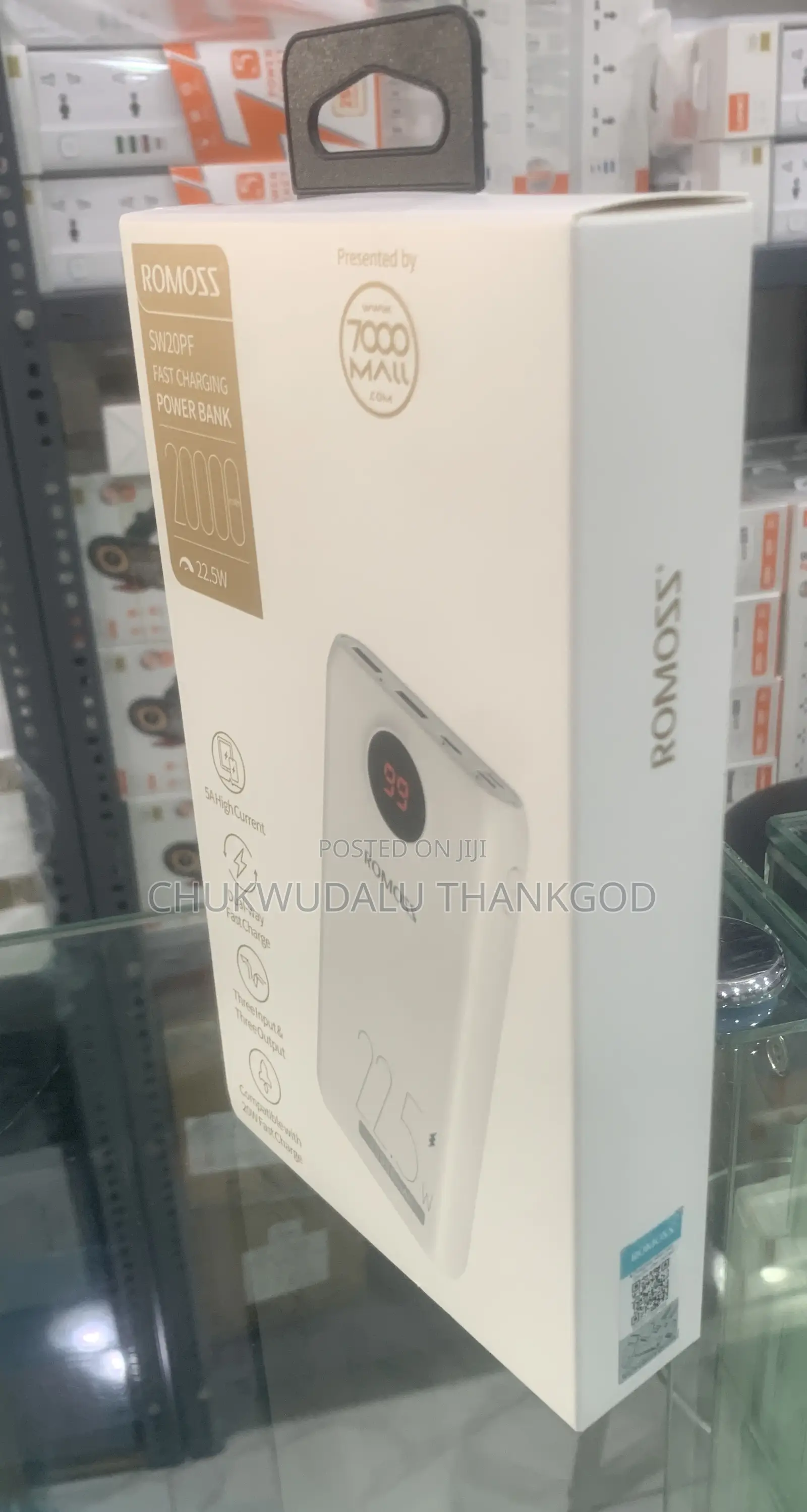 Romoss 22.5w Sw20 Portable Power Bank 20000mah