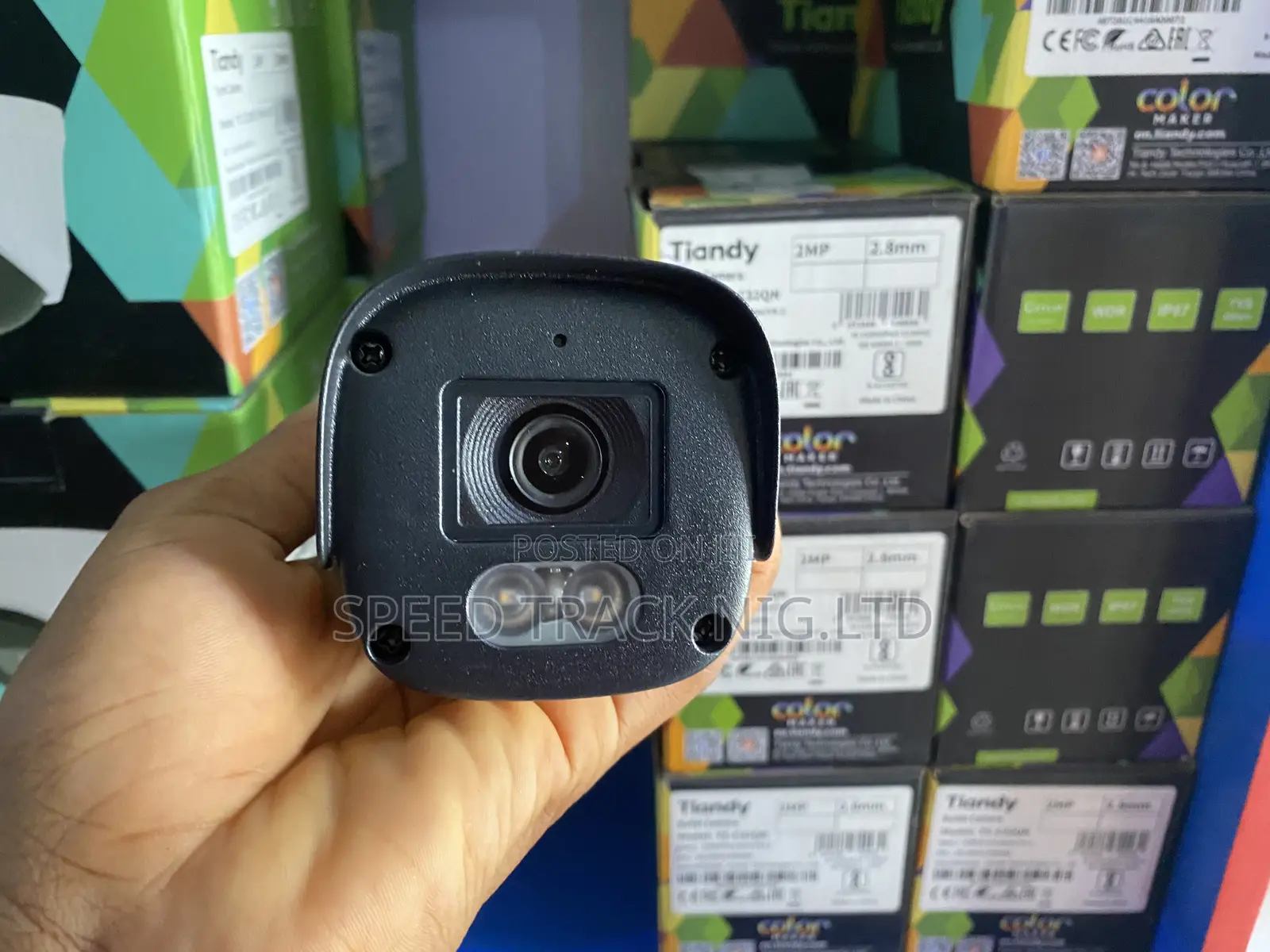 Tiandy Tc-C32qn 2mp Colormaker Poe Bullet Camera (Metal Housing)